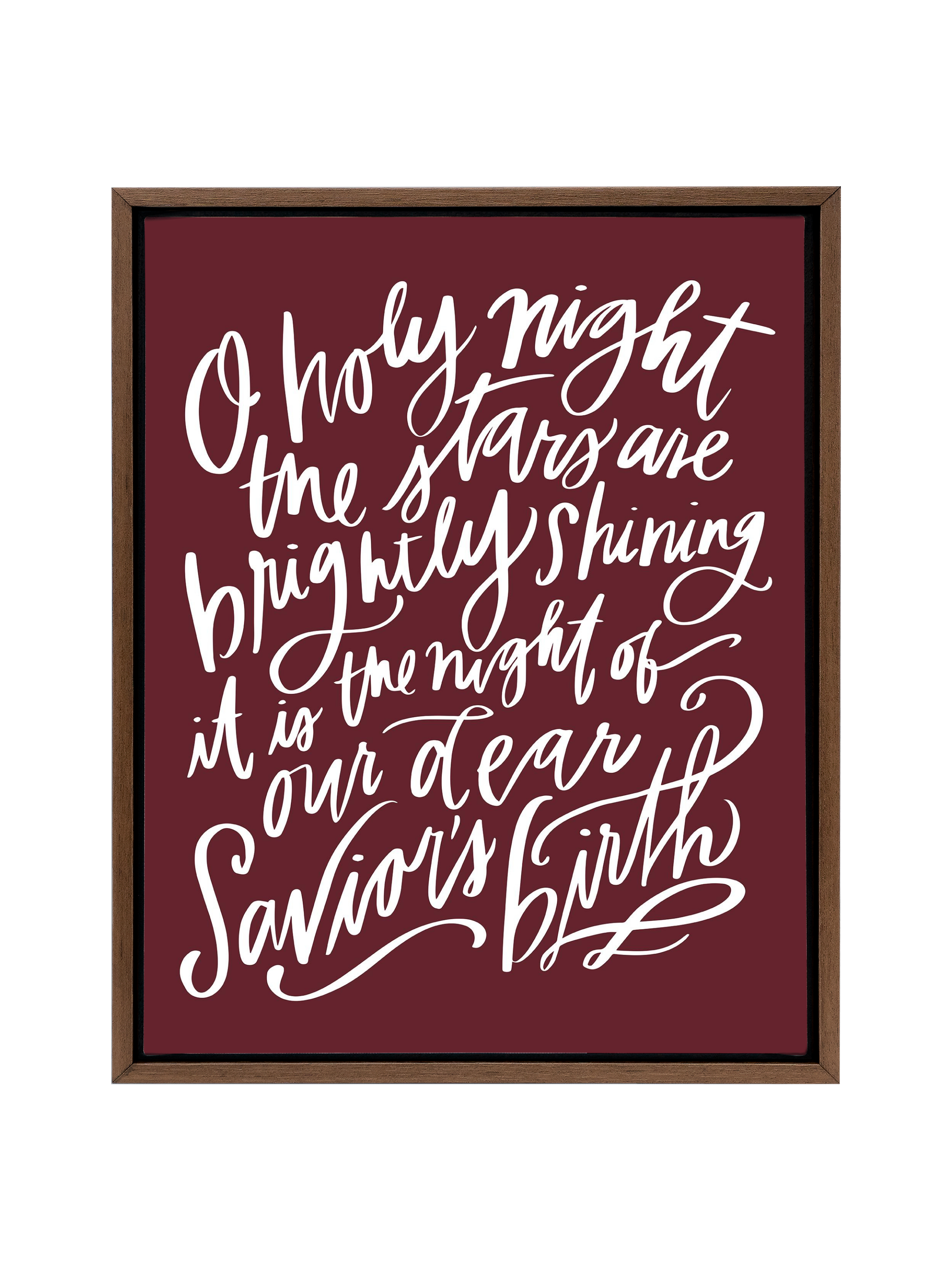 O Holy Night | Pomegranate | Canvas