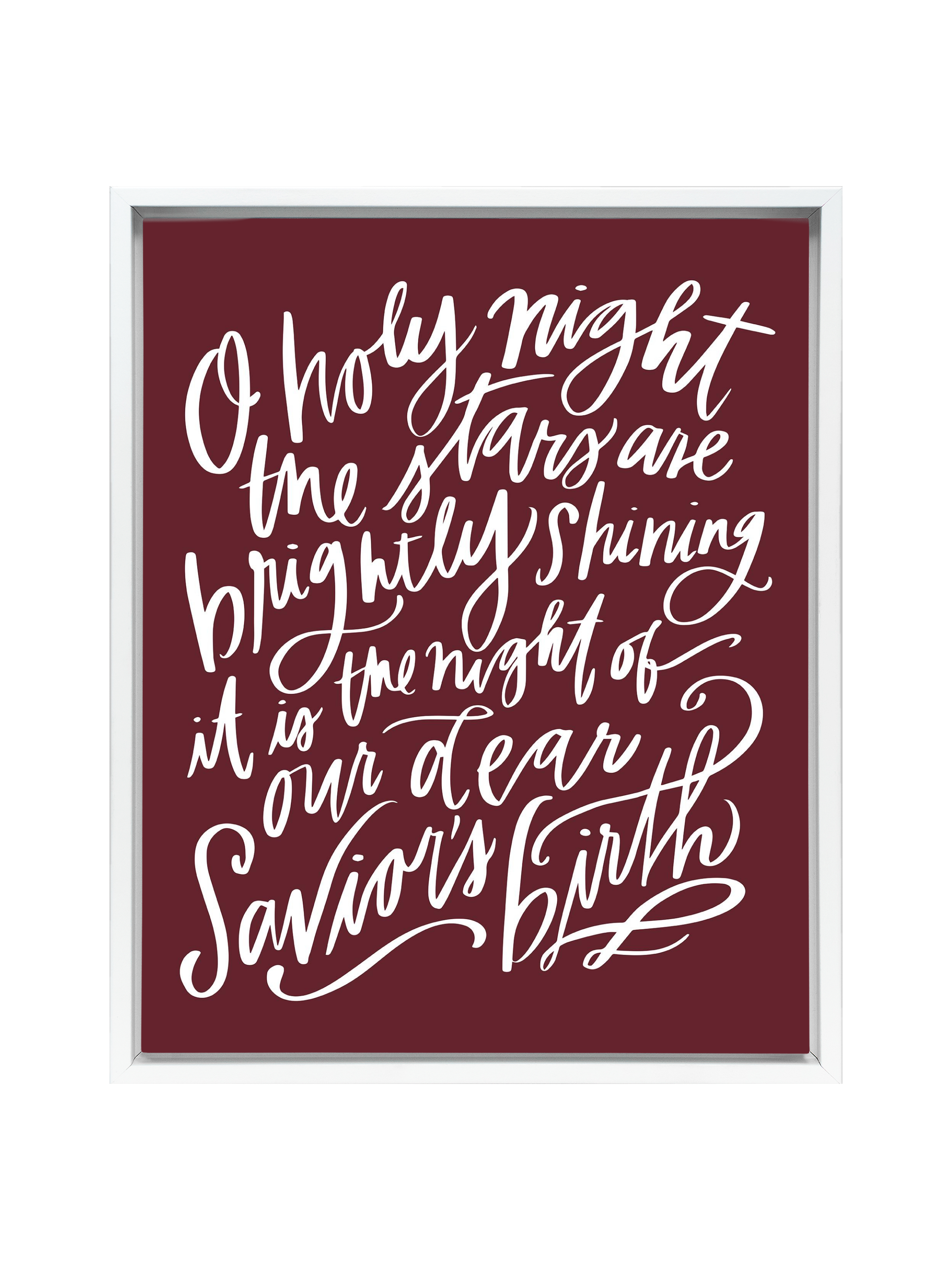 O Holy Night | Pomegranate | Canvas