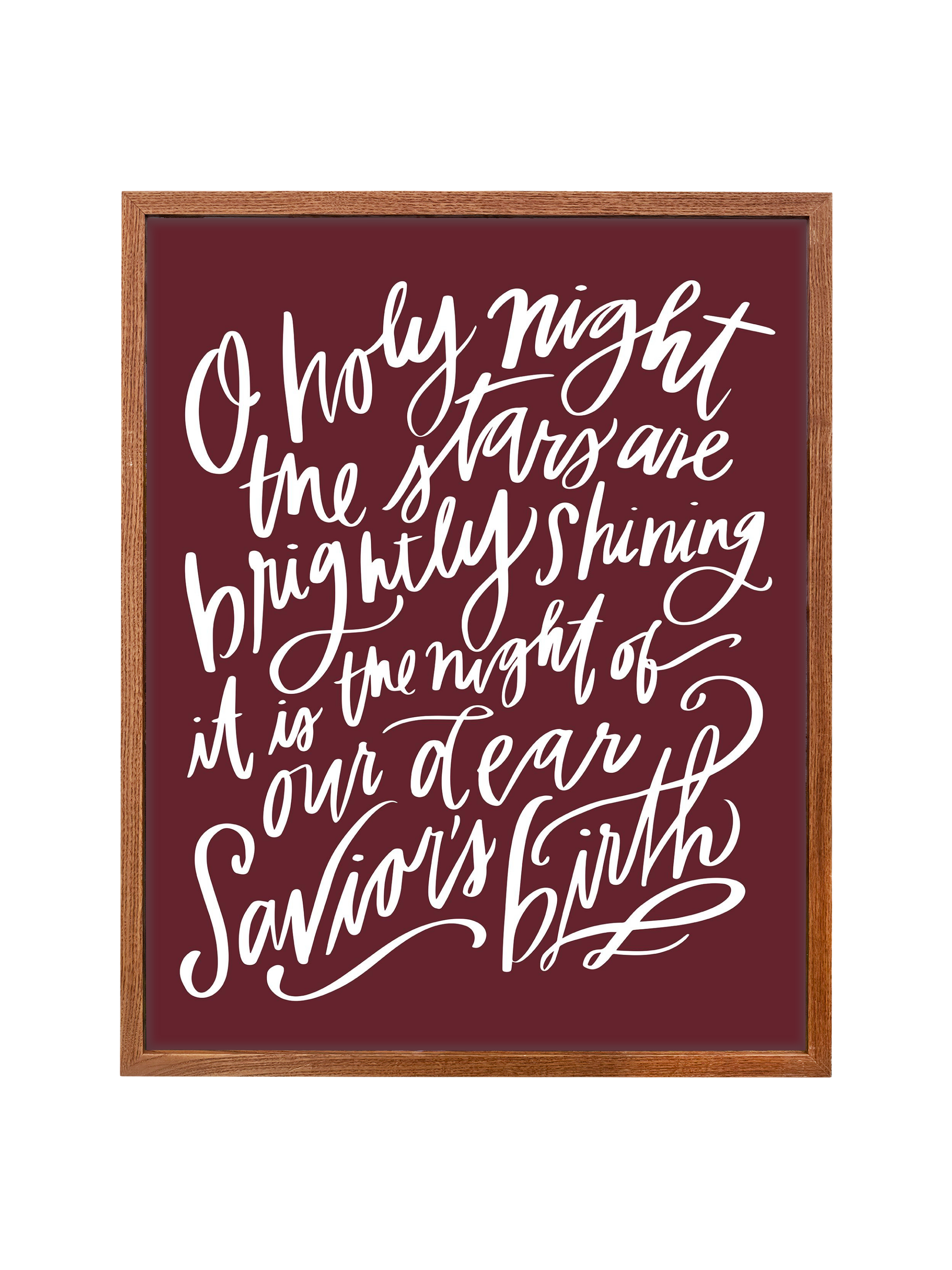 O Holy Night | Pomegranate | Canvas