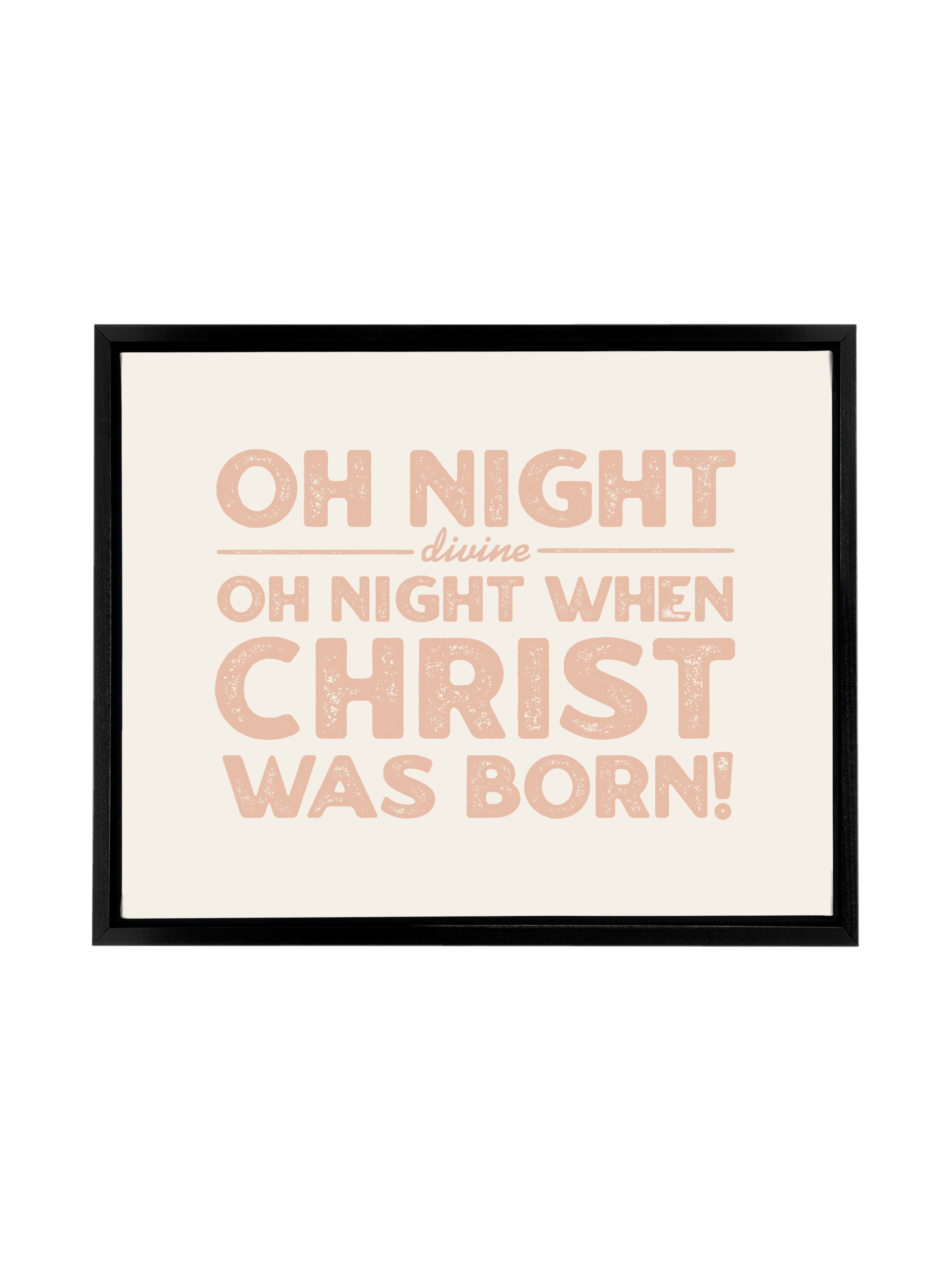 O Night When Christ was Born | Cameo | Canvas