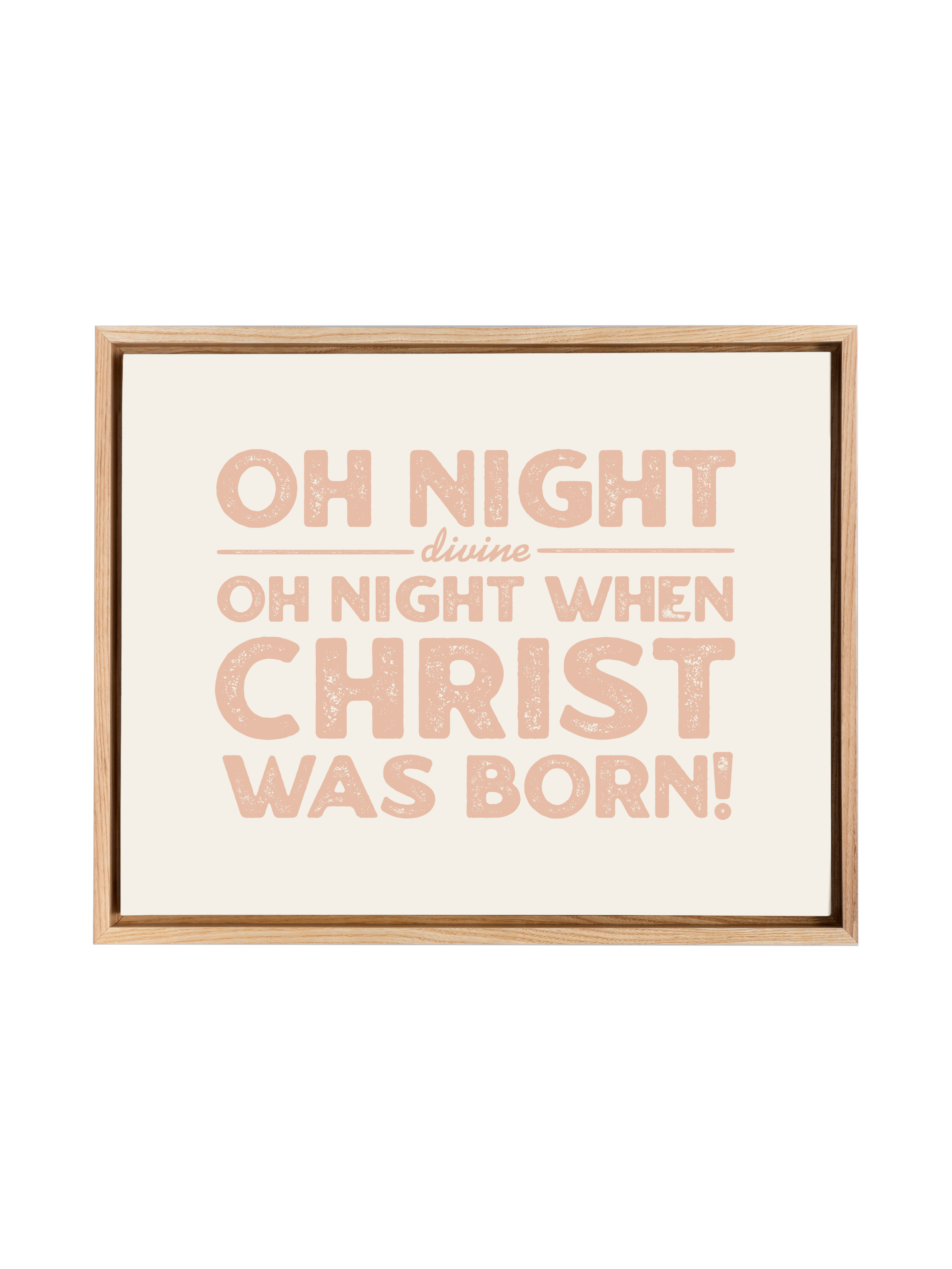 O Night When Christ was Born | Cameo | Canvas