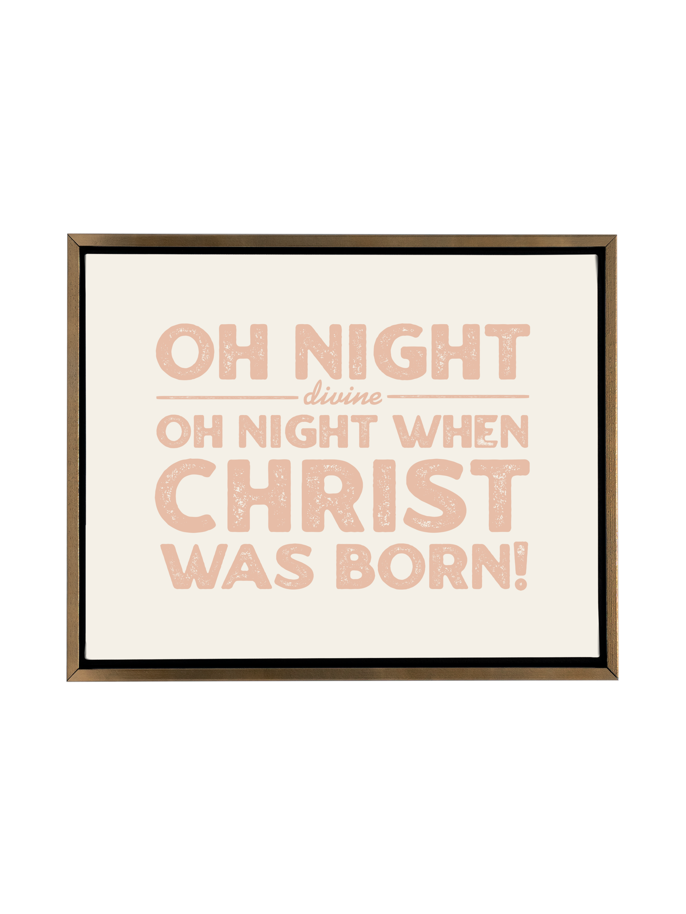 O Night When Christ was Born | Cameo | Canvas