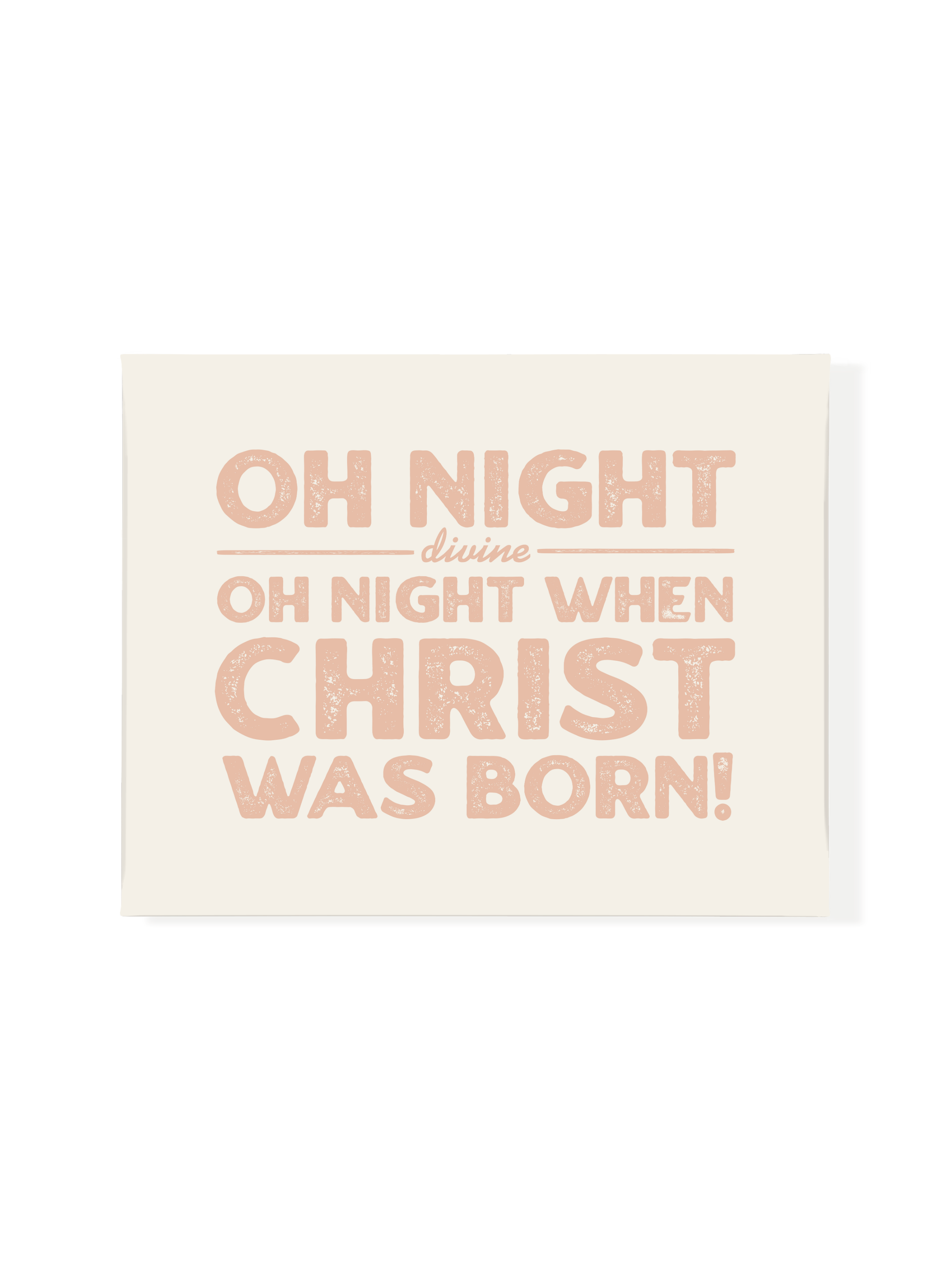 O Night When Christ was Born | Cameo | Canvas