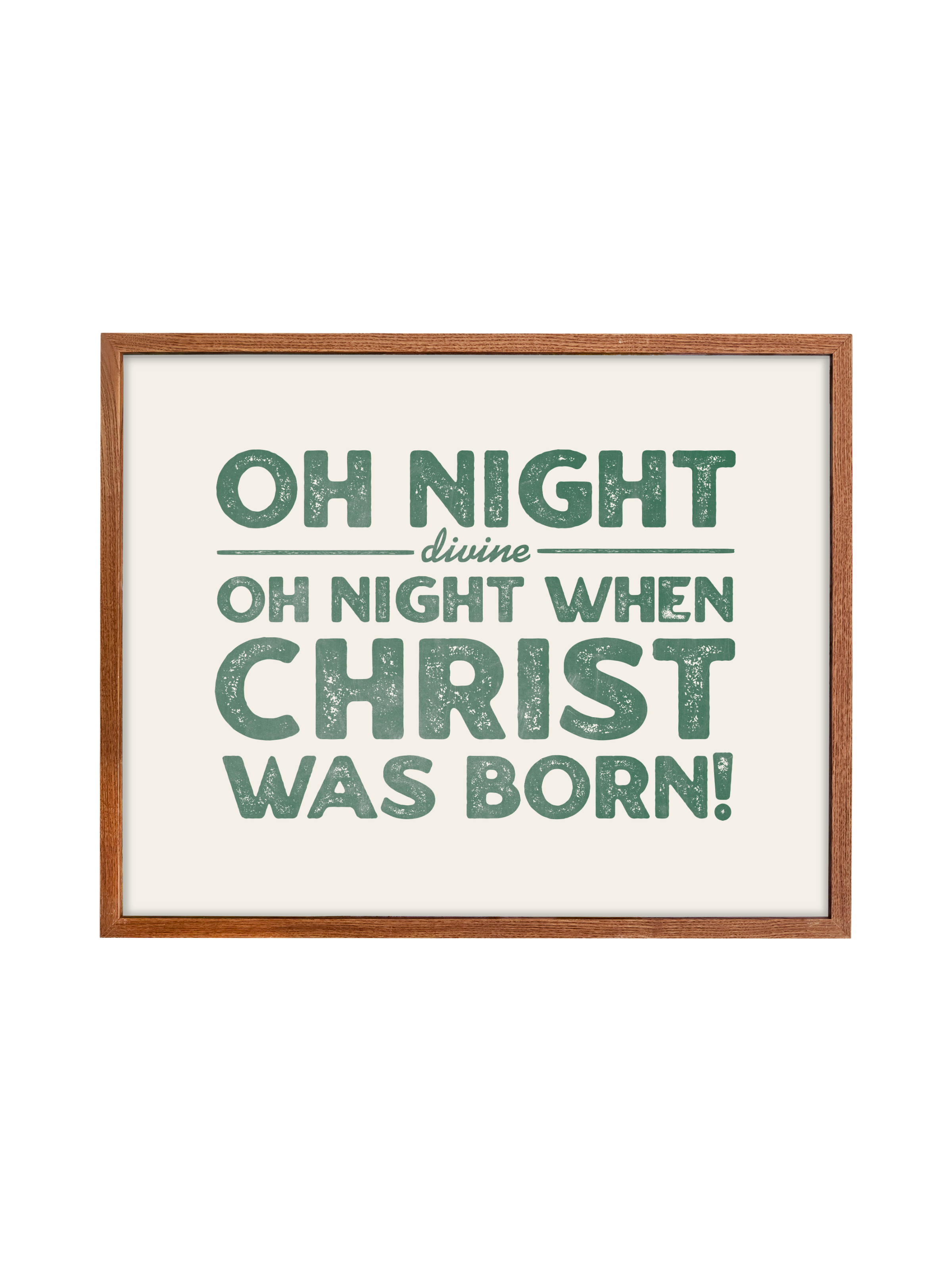 O Night When Christ was Born | Schoolhouse | Canvas