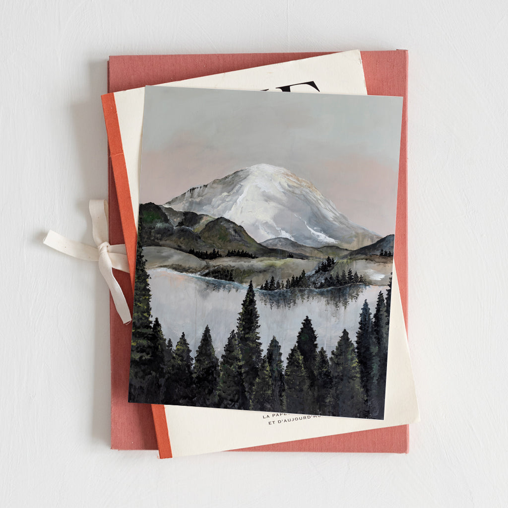 Storybook Mountain Luxe Art Print