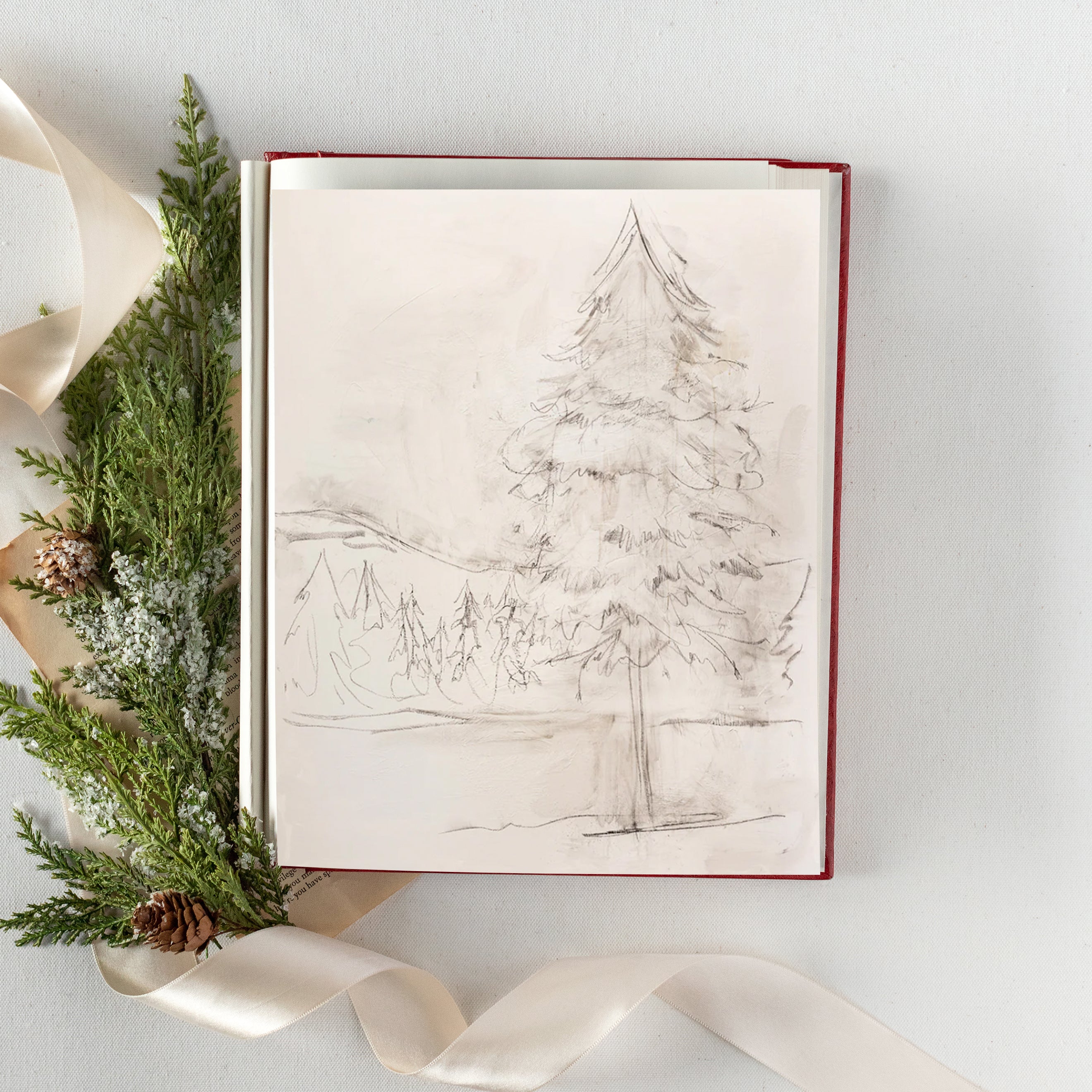 Evergreen Canvas Wall Art