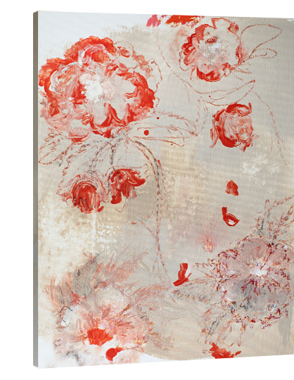 Poppies on Clay | Art Print