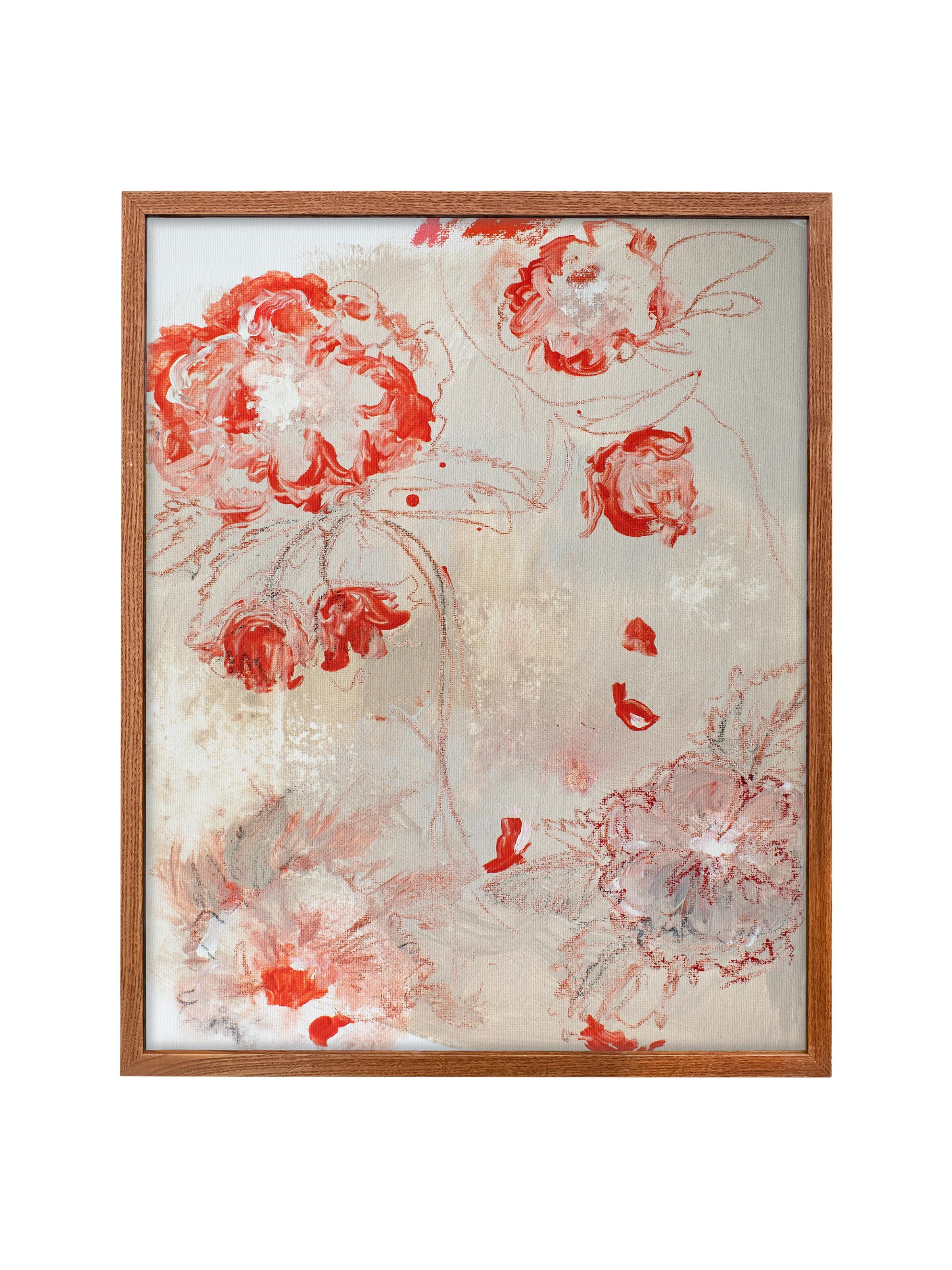 Poppies on Clay | Canvas