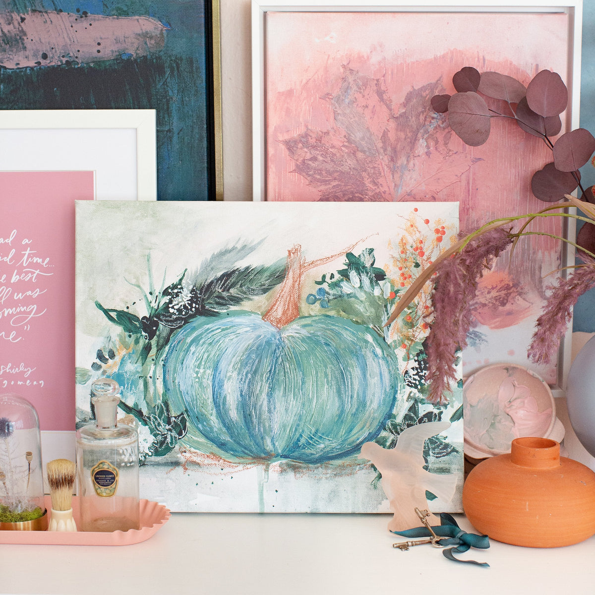 Cinderella Pumpkin Original Artwork