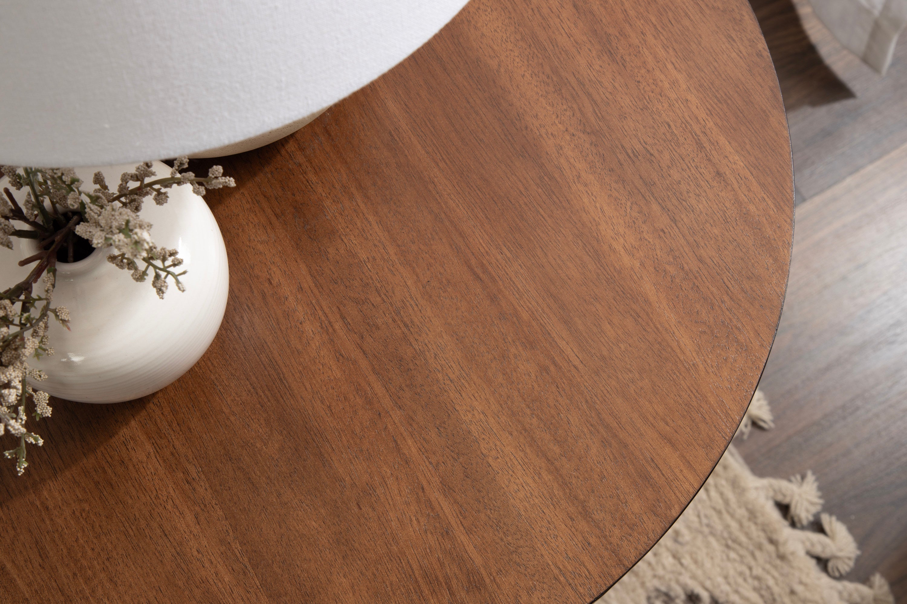 Foxford Round Wood Side Table