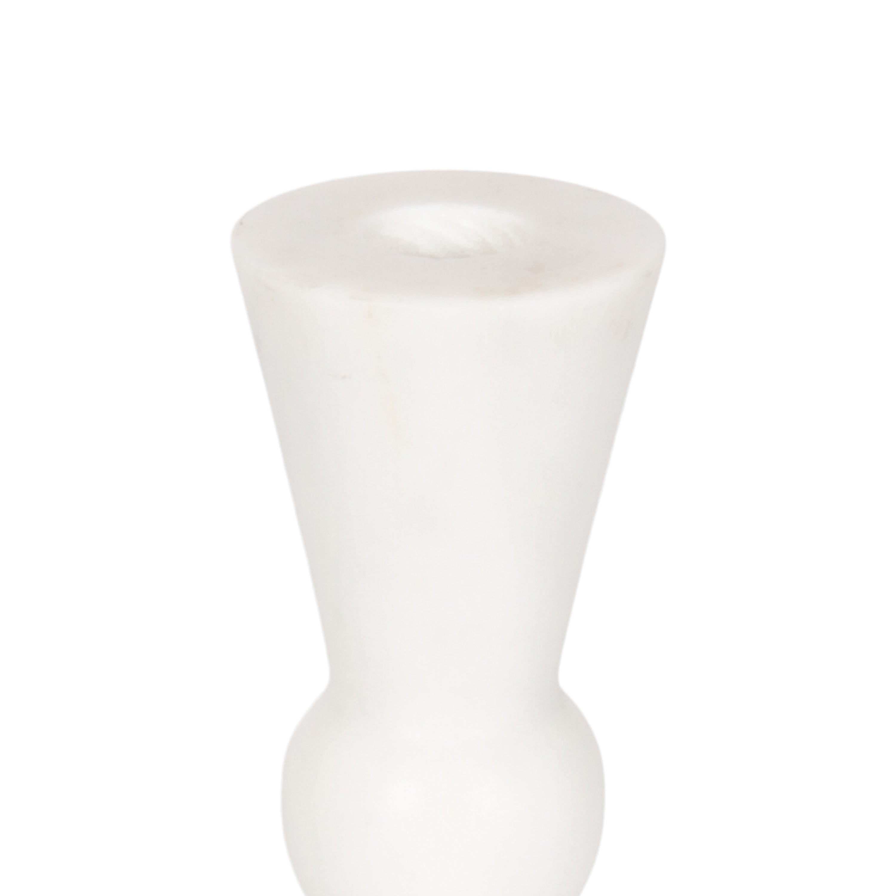 Maleea 2pc Marble Candle Holder