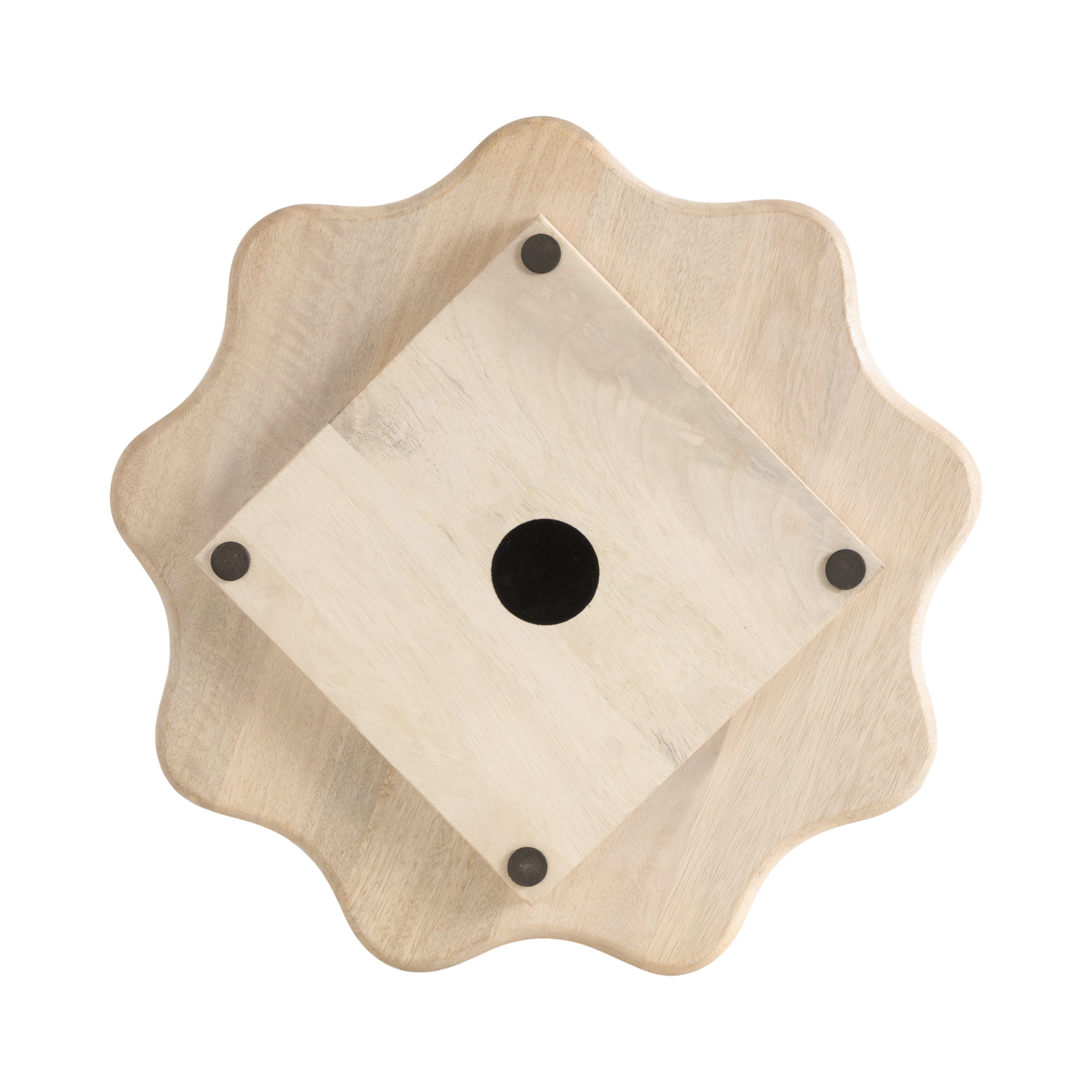Alezar Wood Lazy Susan Tray