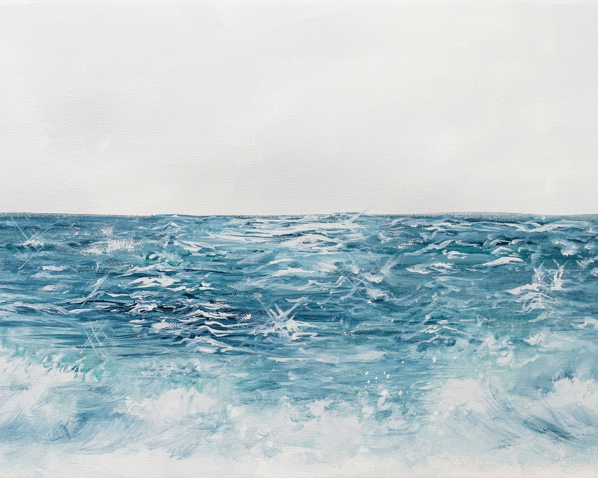 Sea Sparkle Luxe Art Print