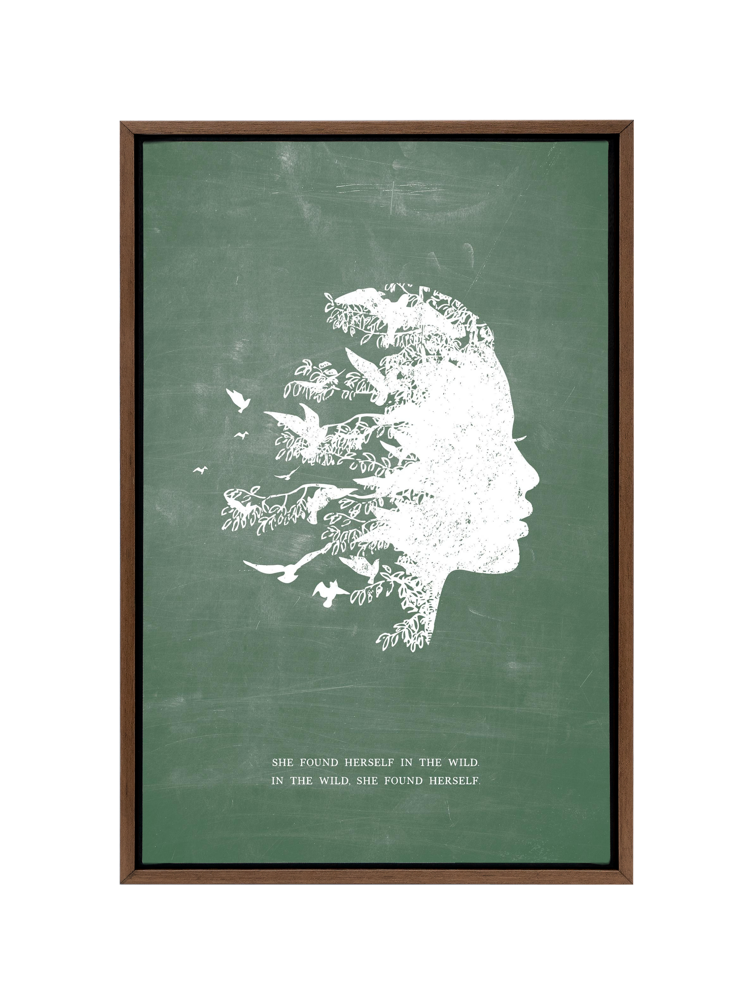 She Found Herself in the Wild | Schoolhouse | Canvas