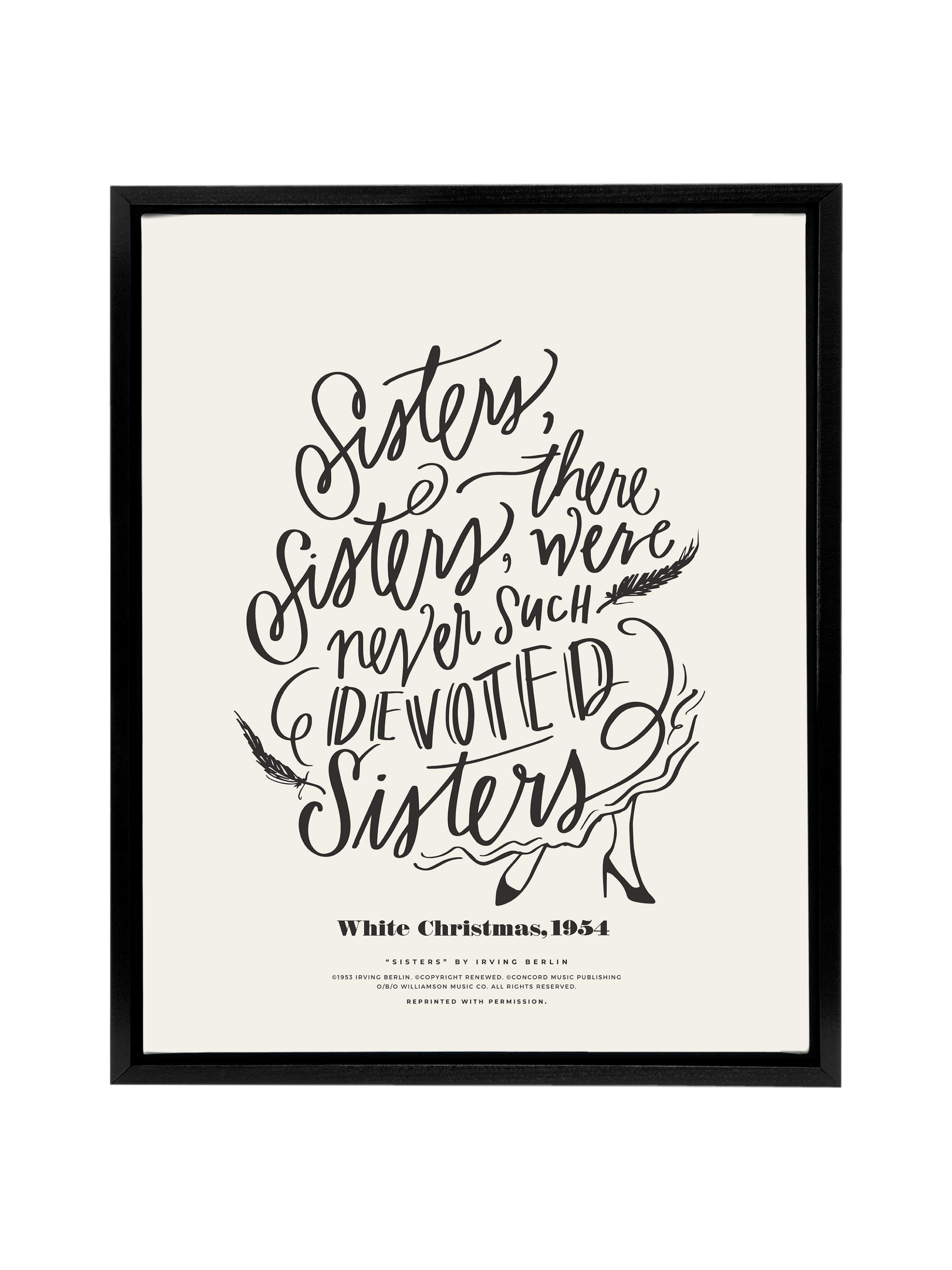 Sisters, Sisters | Alabaster | Canvas