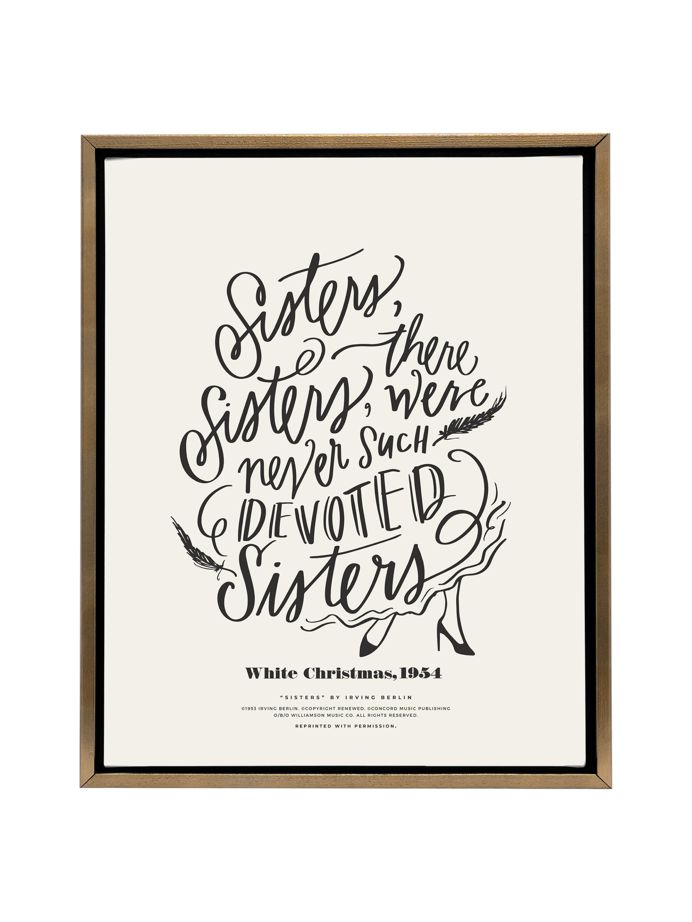 Sisters, Sisters | Alabaster | Canvas