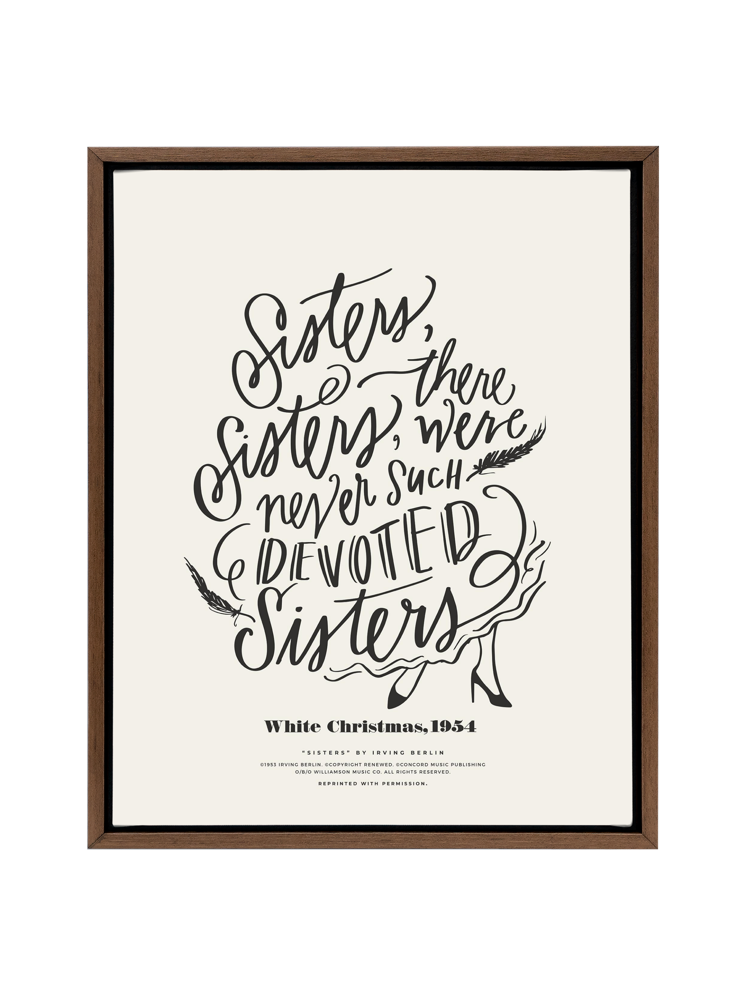 Sisters, Sisters | Alabaster | Canvas