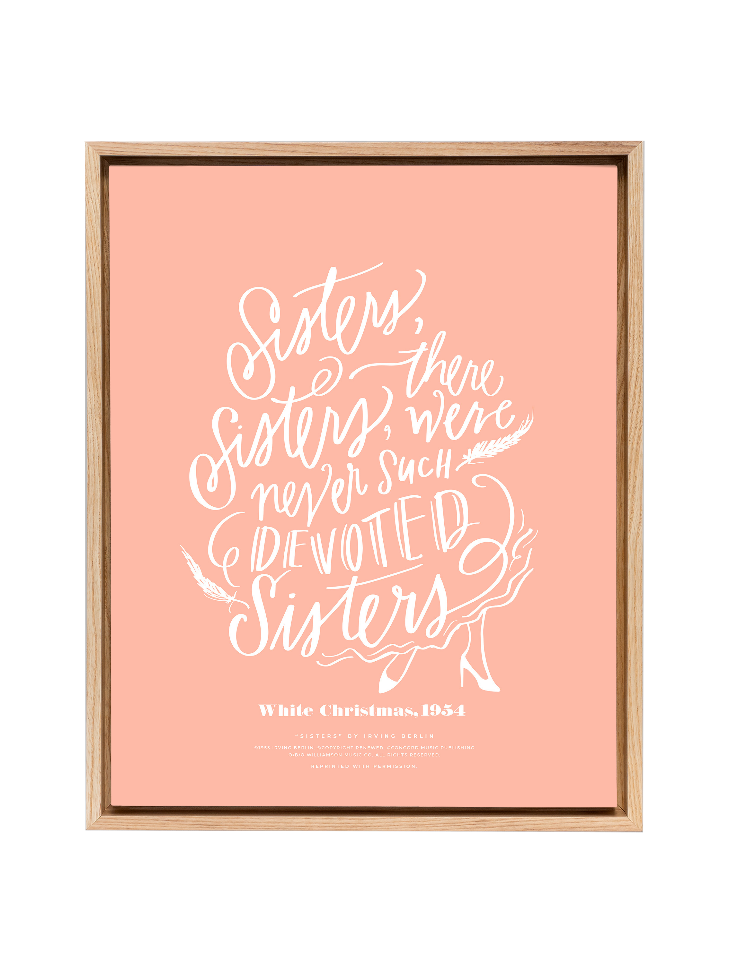 Sisters, Sisters | Perfect Peach | Canvas