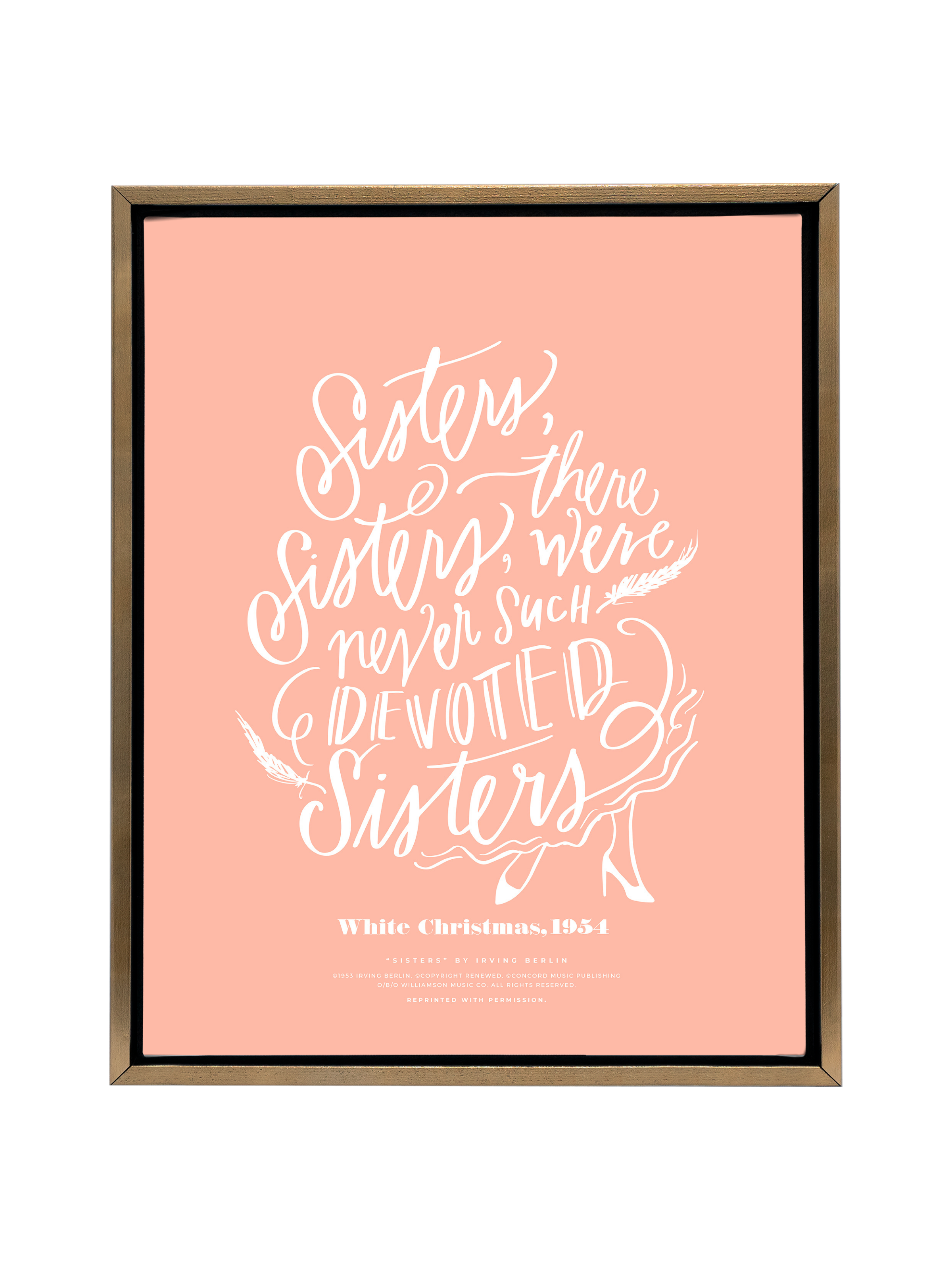 Sisters, Sisters | Perfect Peach | Canvas