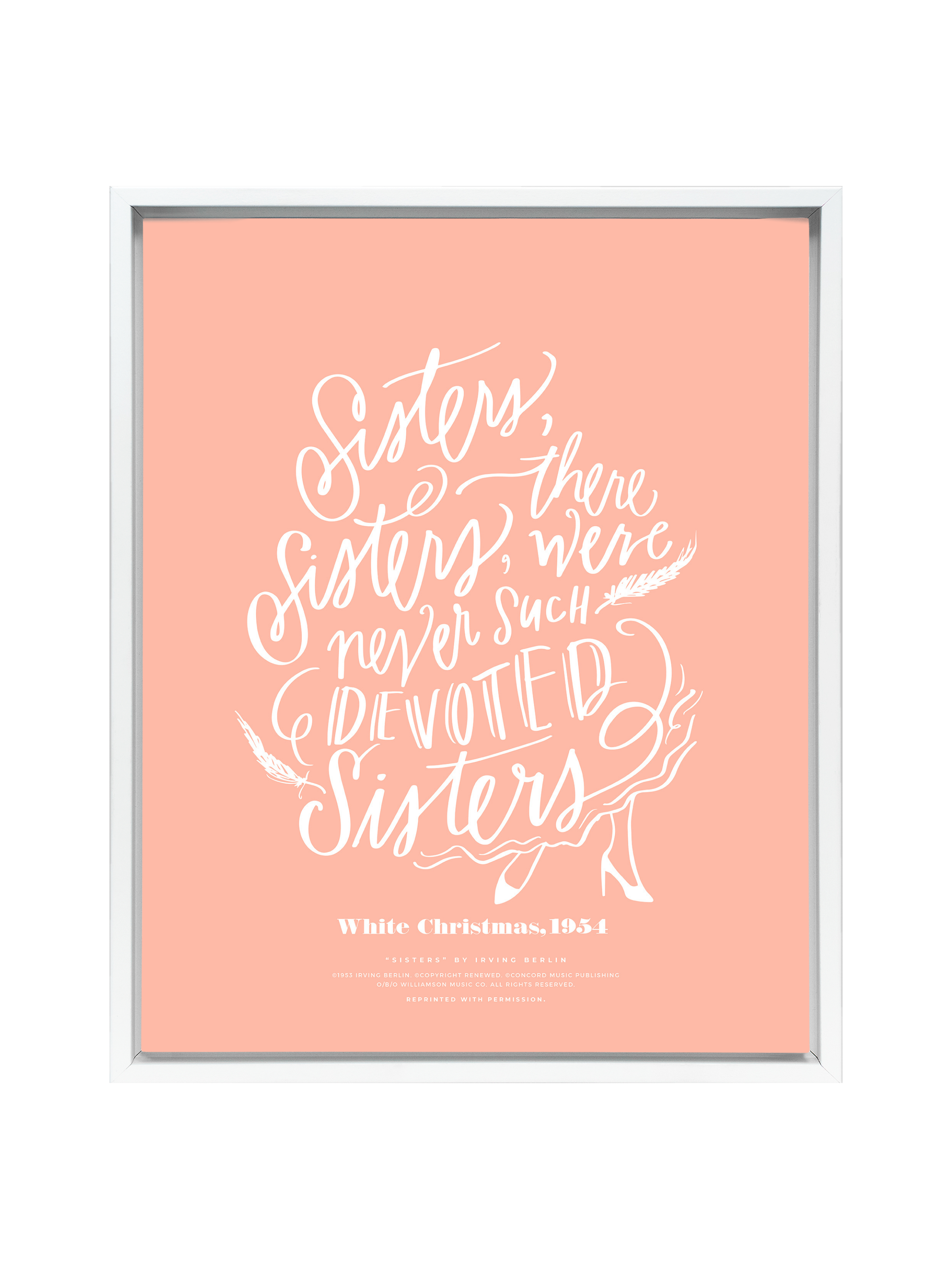 Sisters, Sisters | Perfect Peach | Canvas