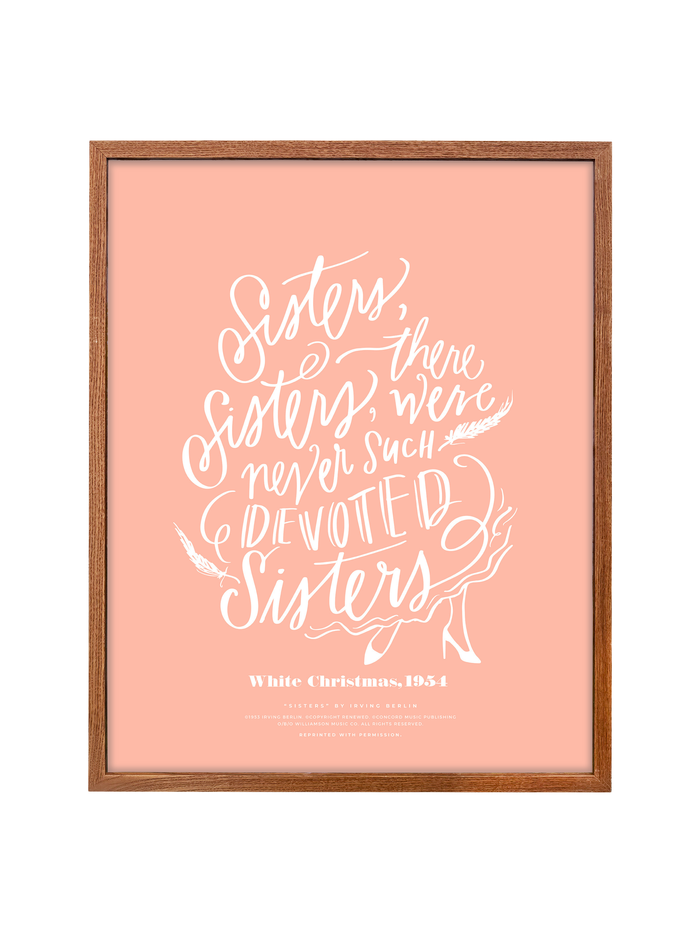 Sisters, Sisters | Perfect Peach | Canvas