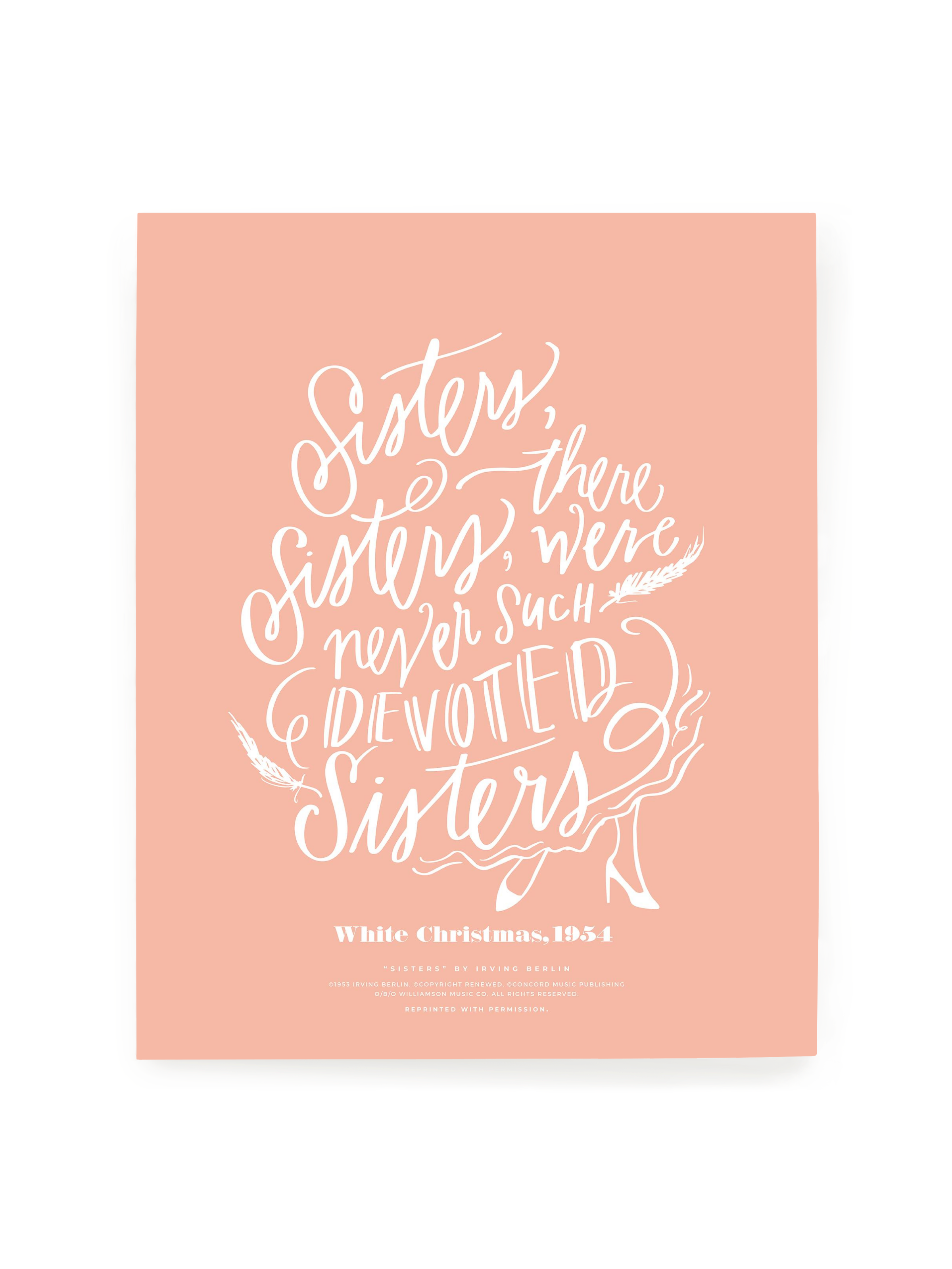 Sisters, Sisters | Perfect Peach | Art Print