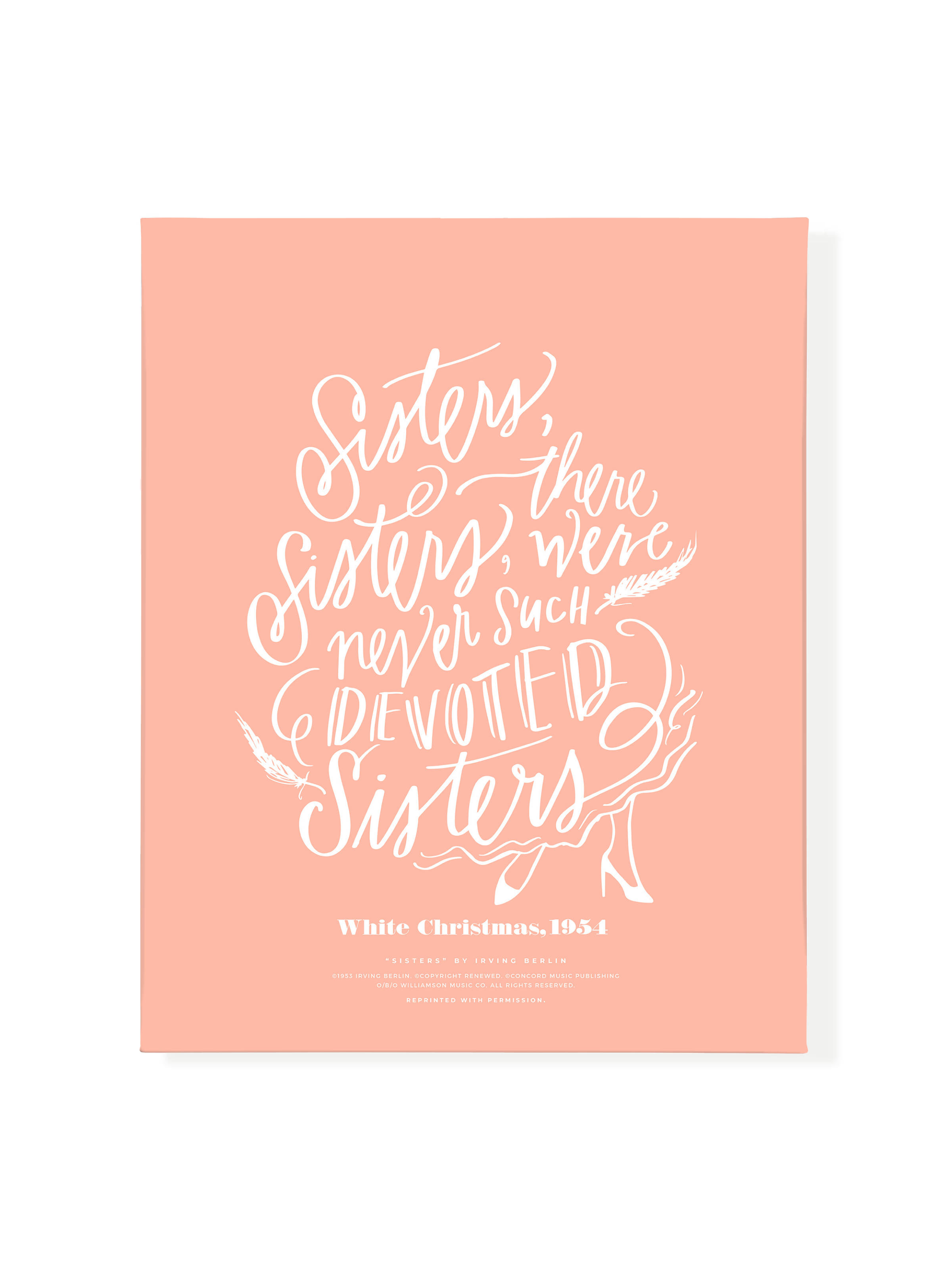 Sisters, Sisters | Perfect Peach | Canvas