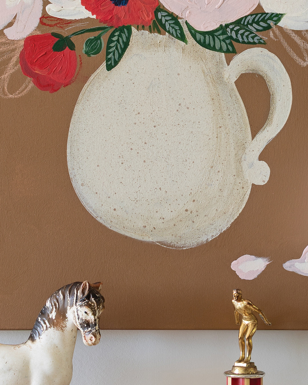 Poppies and Peonies Canvas Wall Art