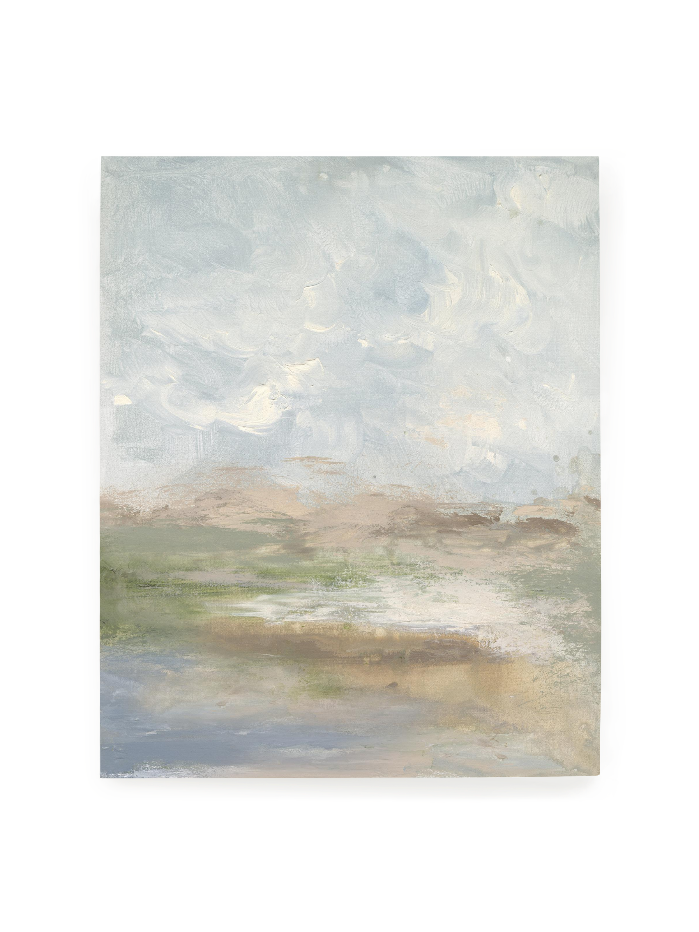Streams In The Desert Luxe Art Print