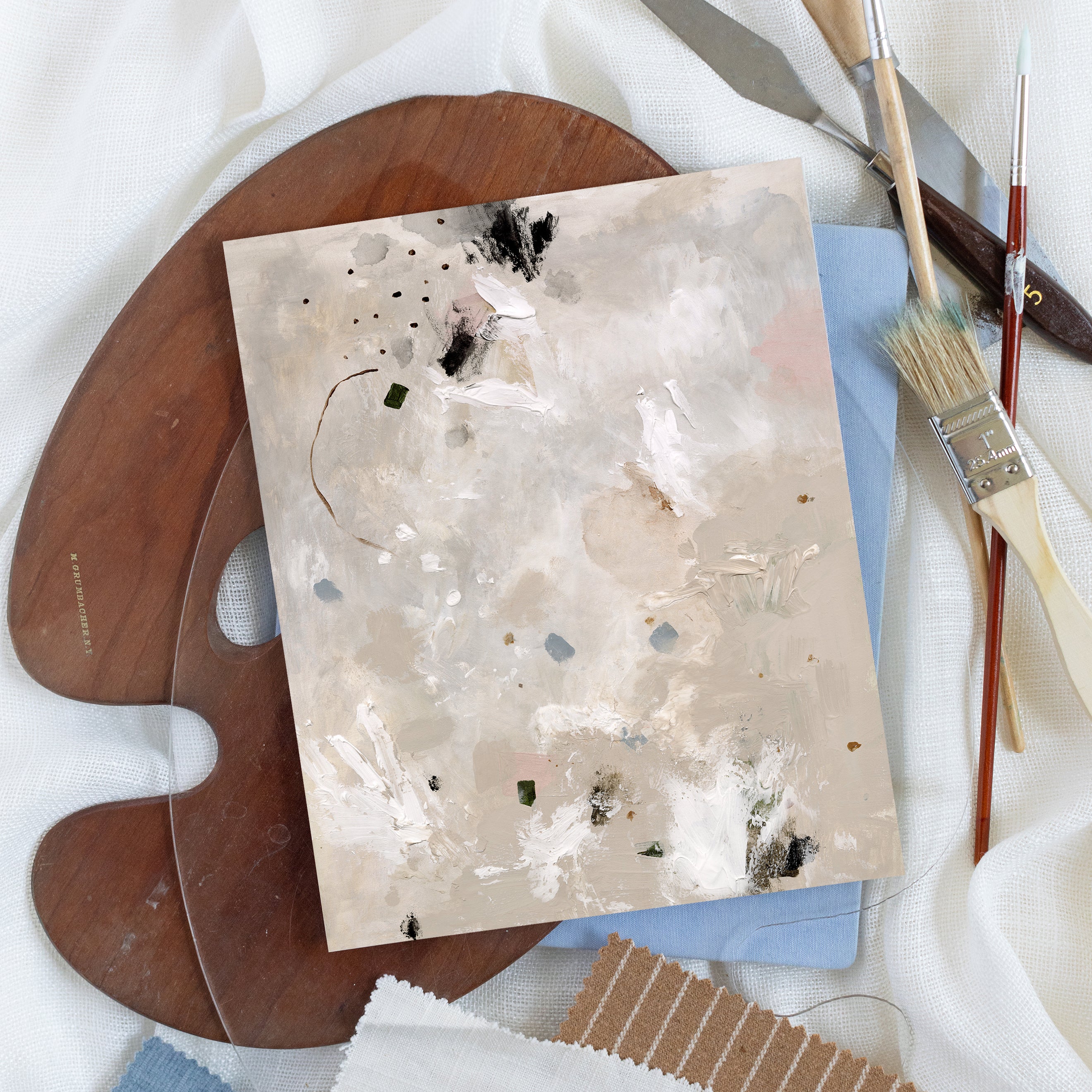 Calm Confetti Canvas Wall Art