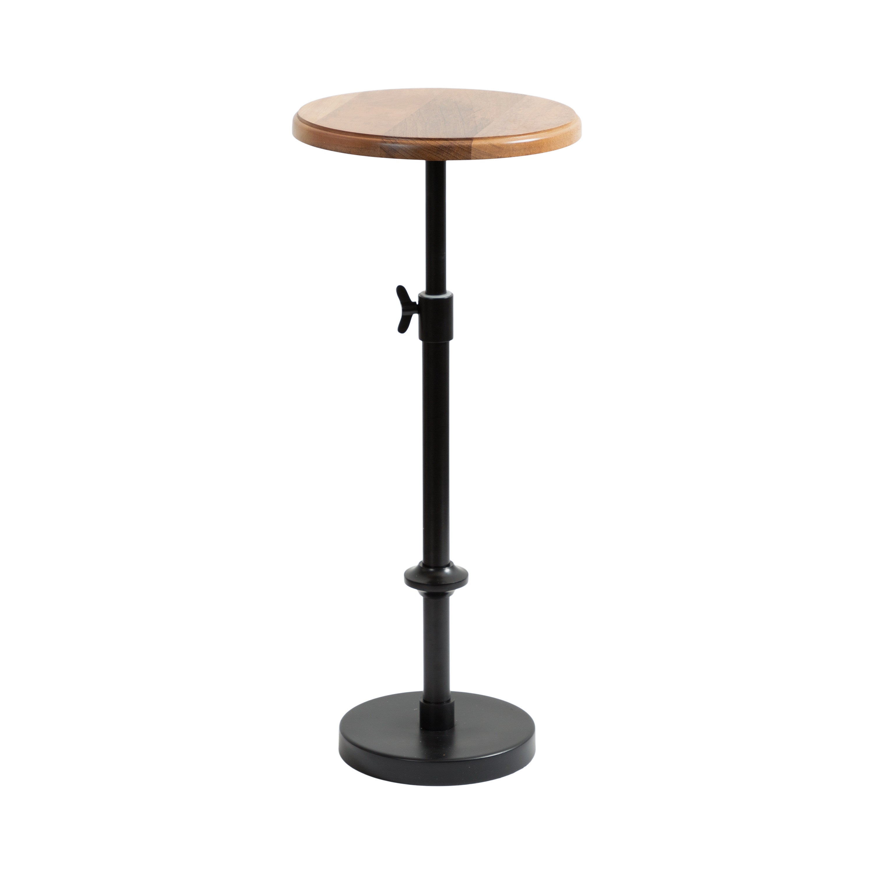 Engles Adjustable Wood Table and Plant Stand