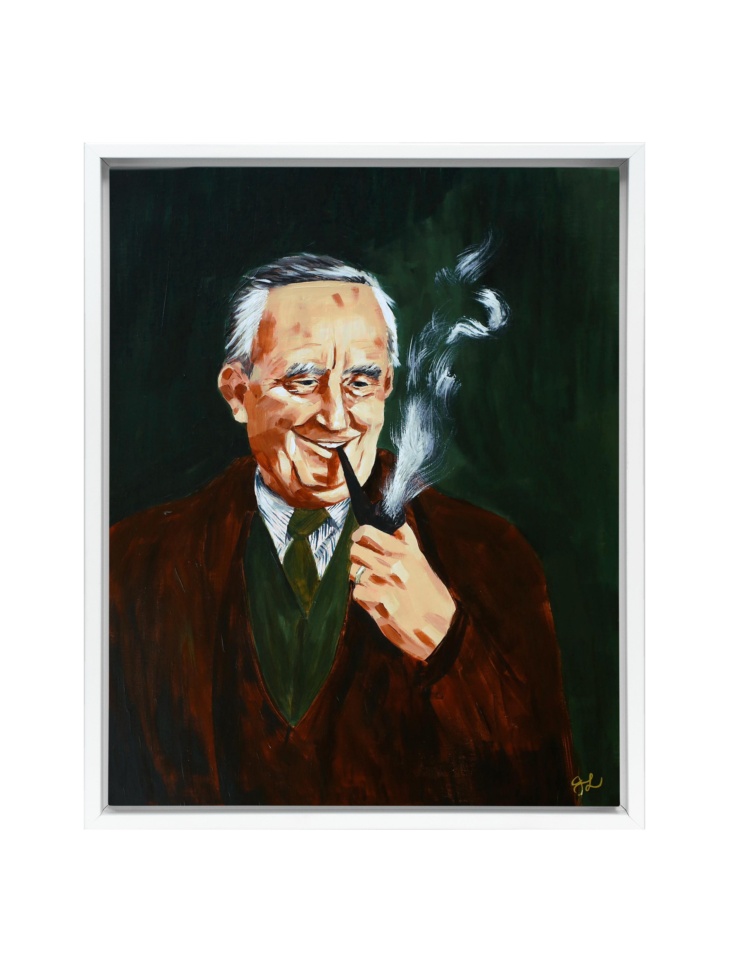 Tolkien and His Pipe | Canvas