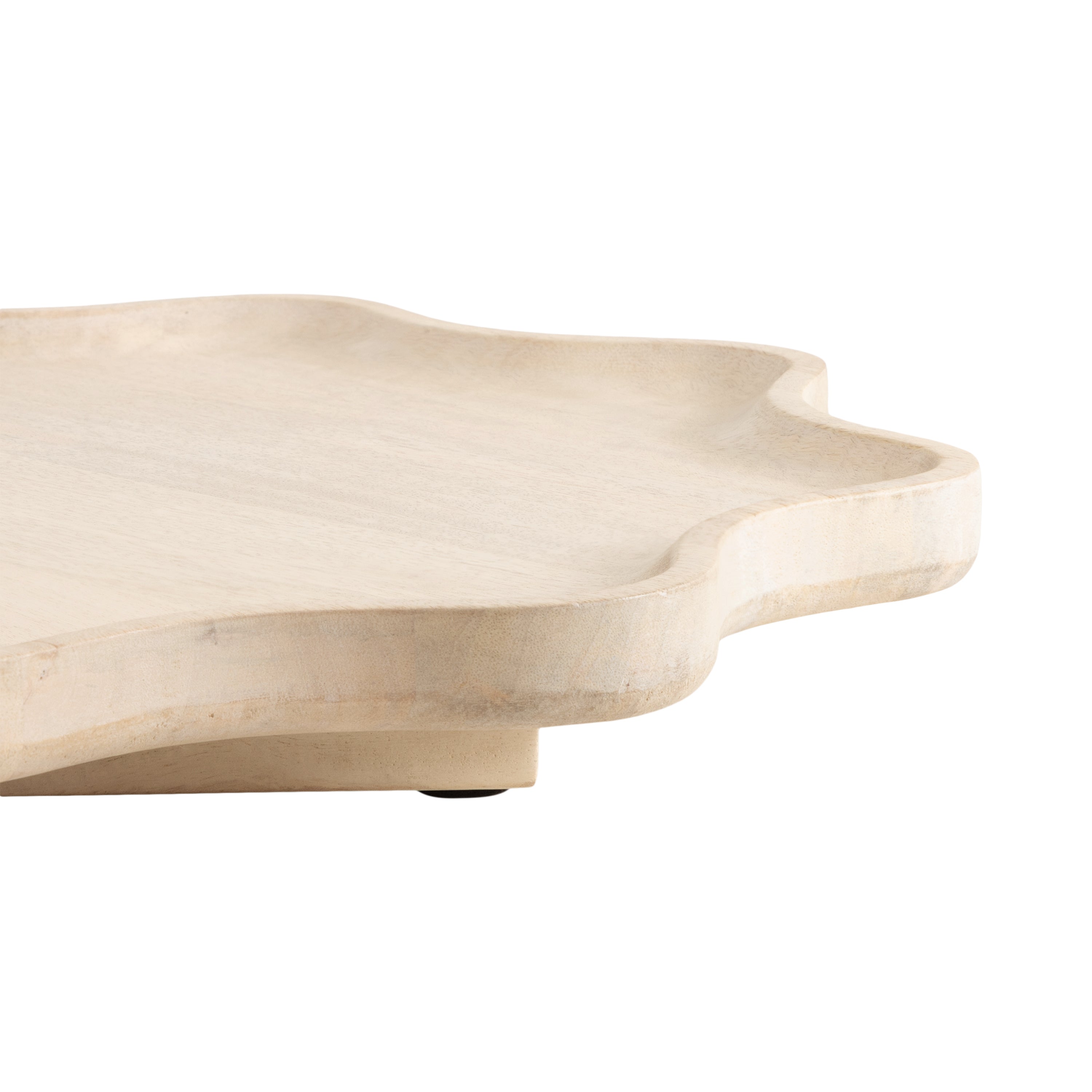 Alezar Wood Lazy Susan Tray