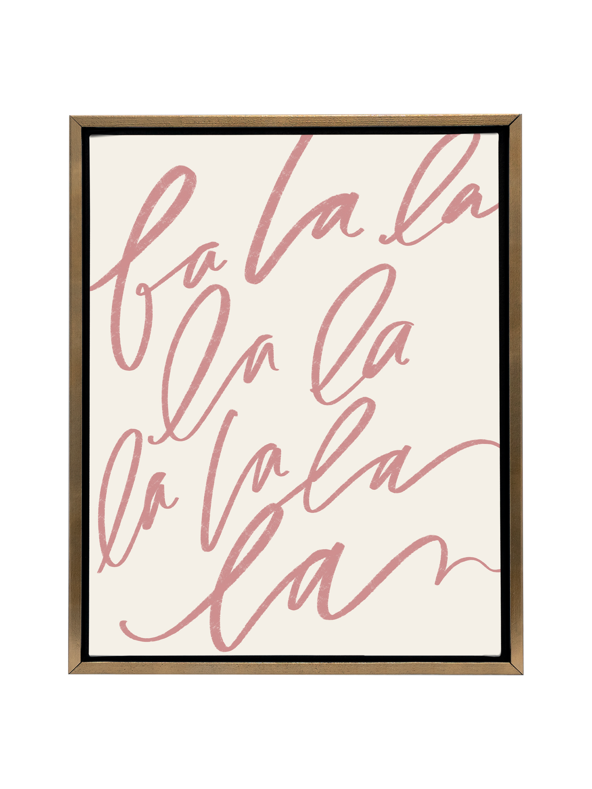 Fa La La | Mauve | Canvas