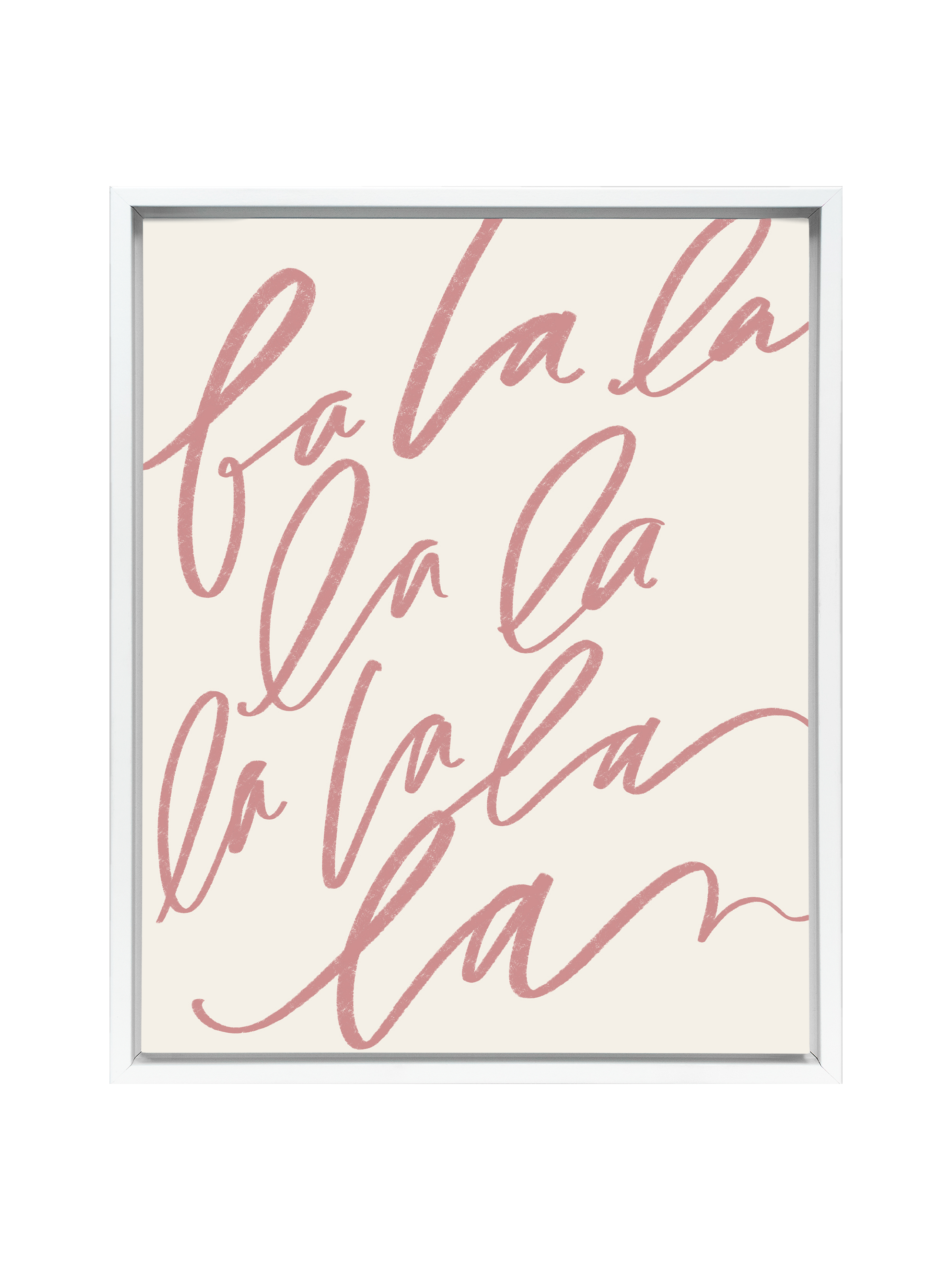 Fa La La | Mauve | Canvas