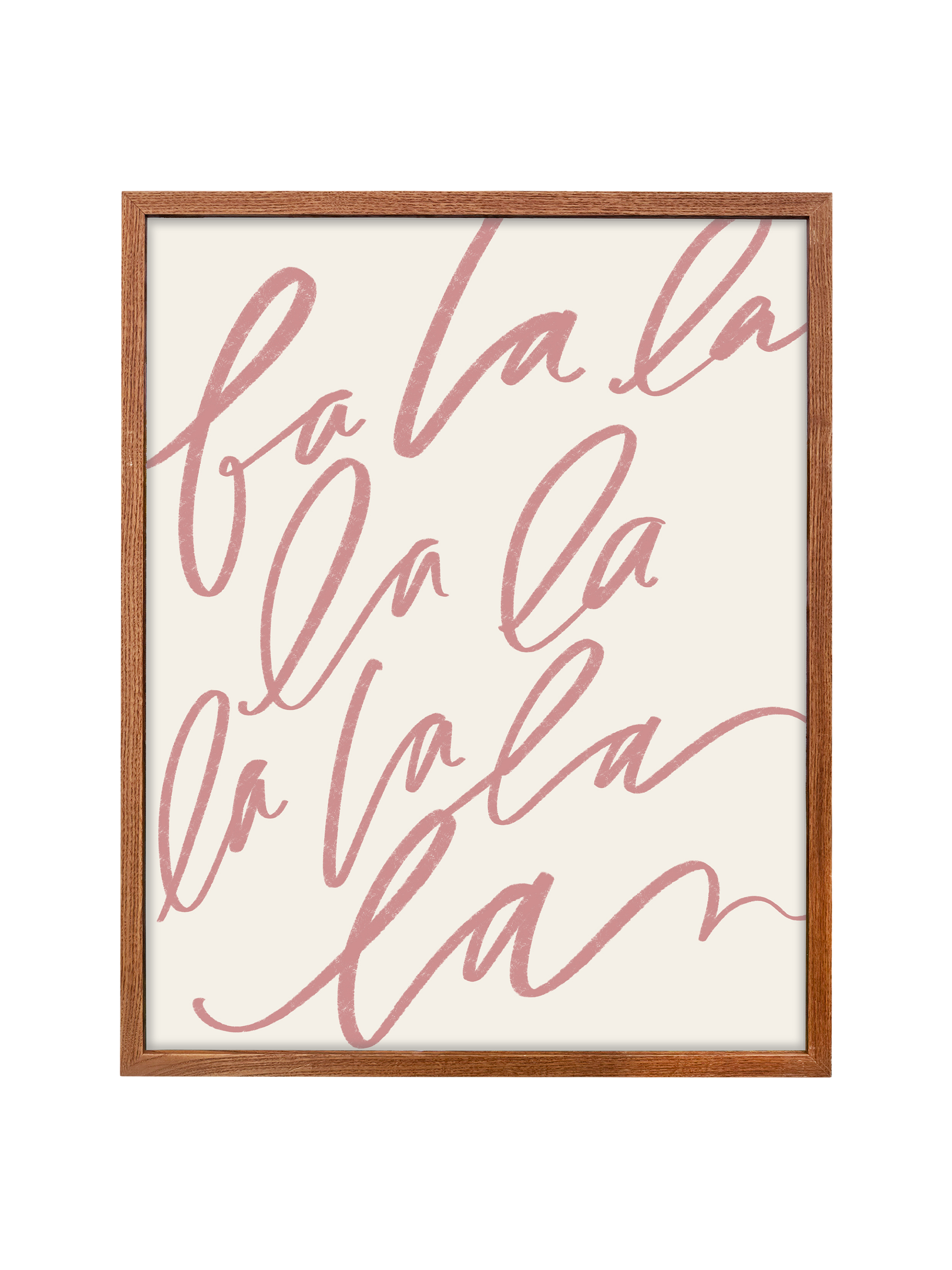 Fa La La | Mauve | Canvas