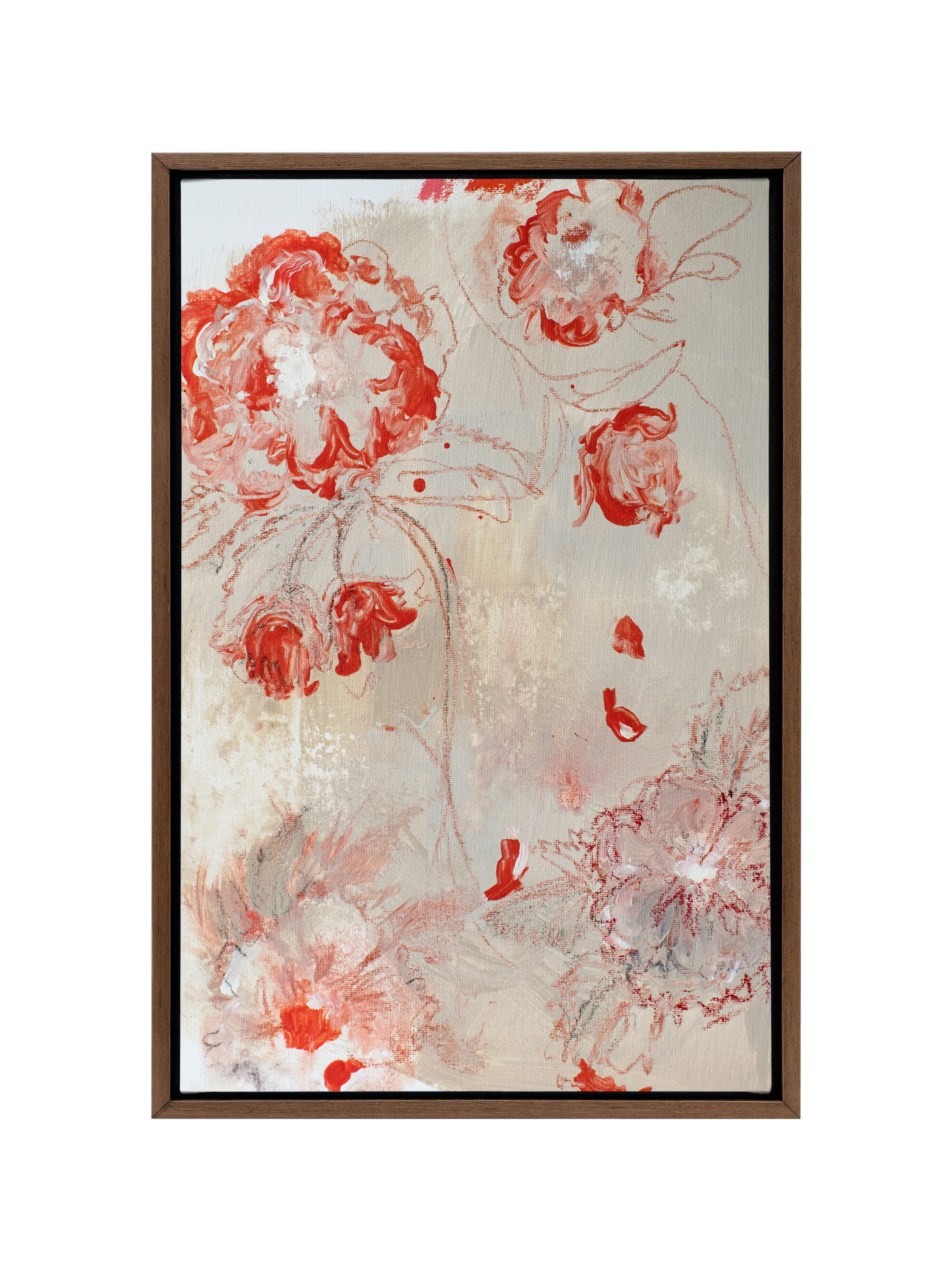 Poppies on Clay | Canvas