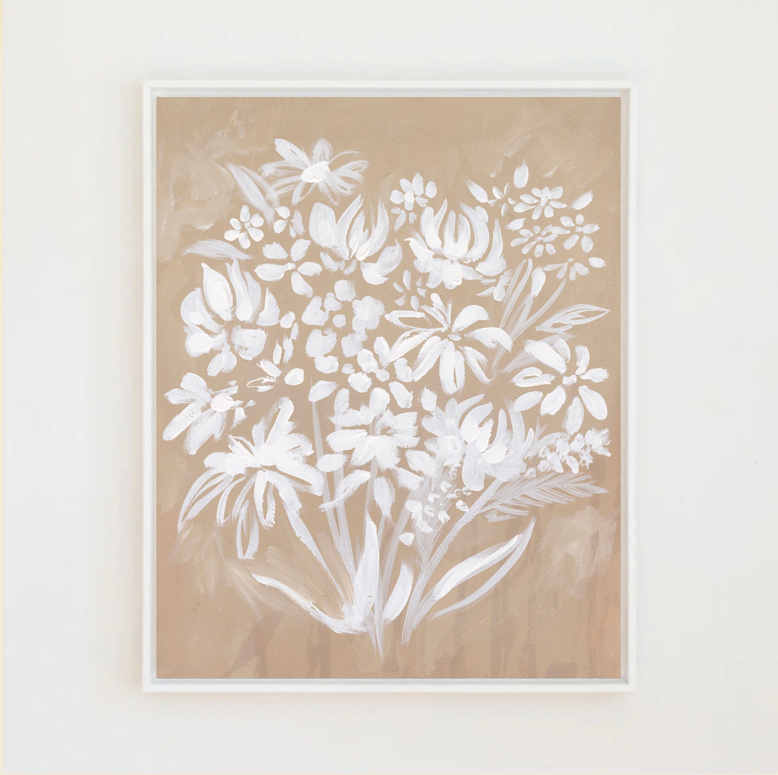 Wabi Sabi Wildflowers Canvas Wall Art