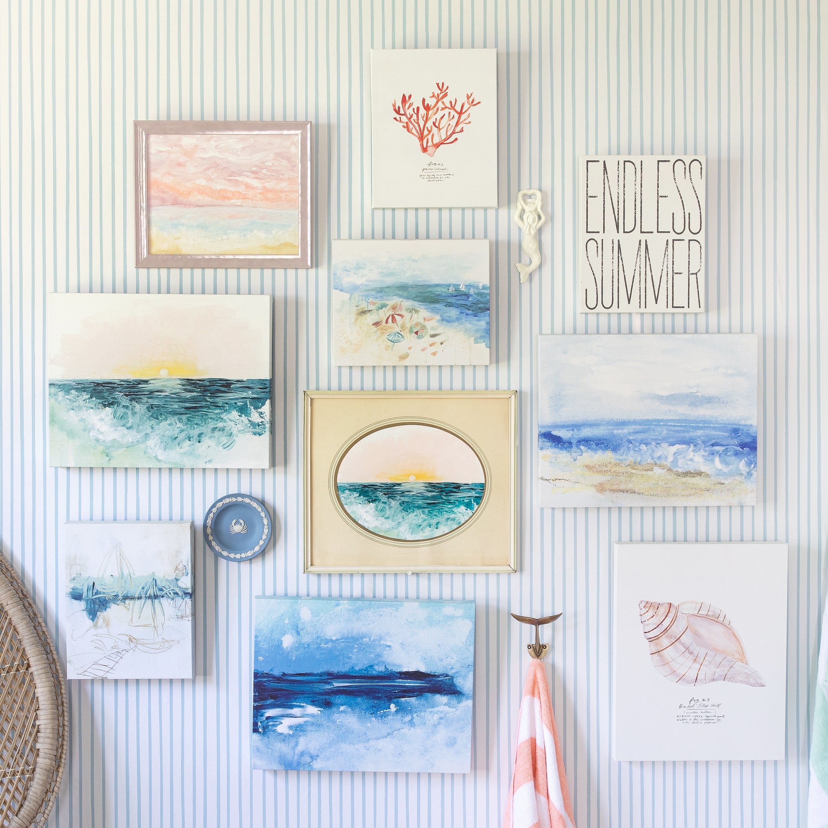 Captiva Mini ✧・゚ Textured Canvas Wall Art