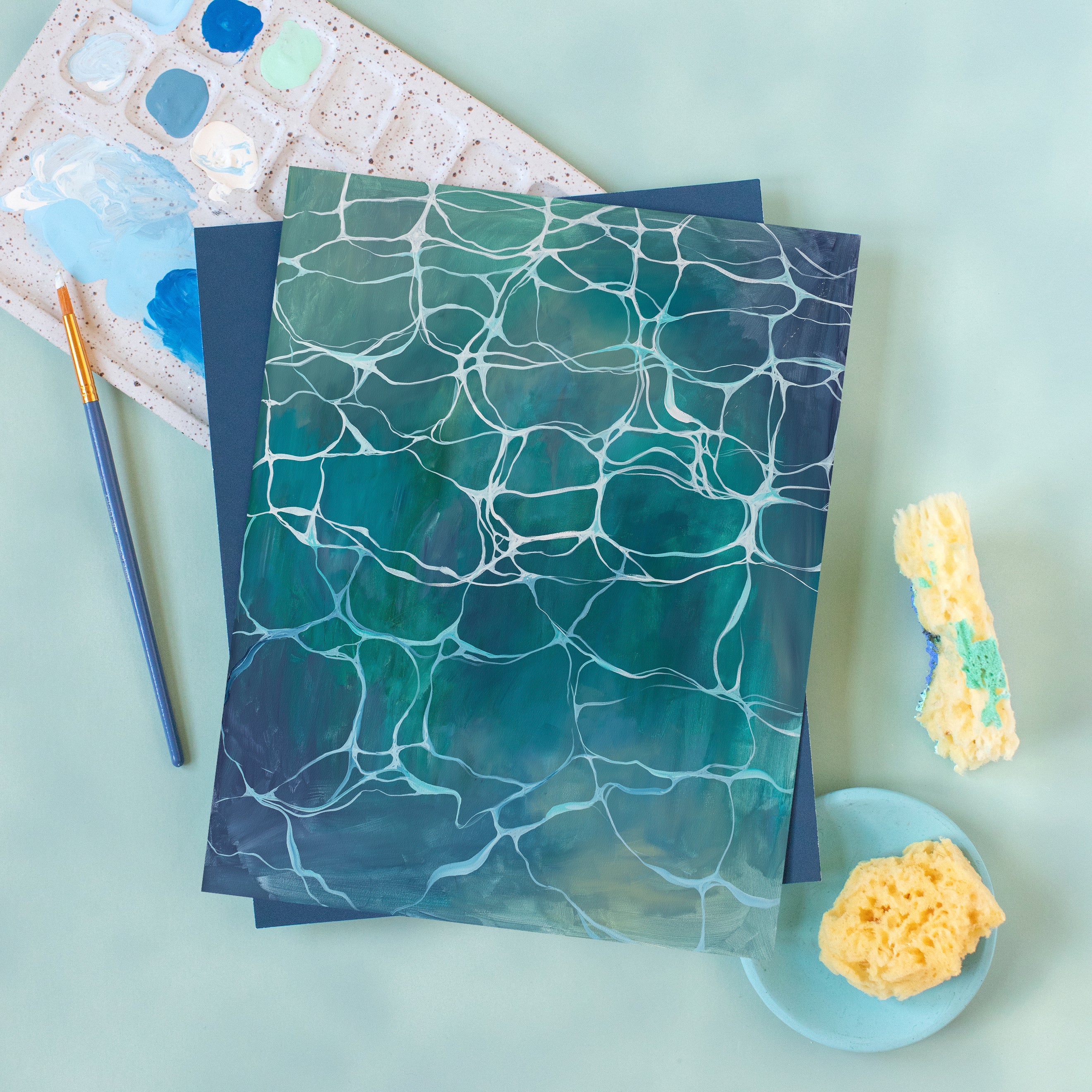Dancing Water Canvas Wall Art