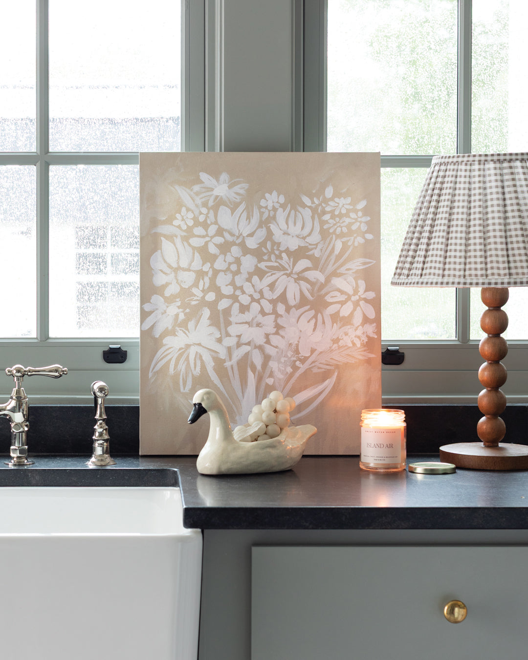 Wabi Sabi Wildflowers Canvas Wall Art