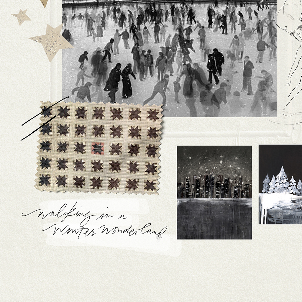 Winter in the City Sketchbook | Canvas