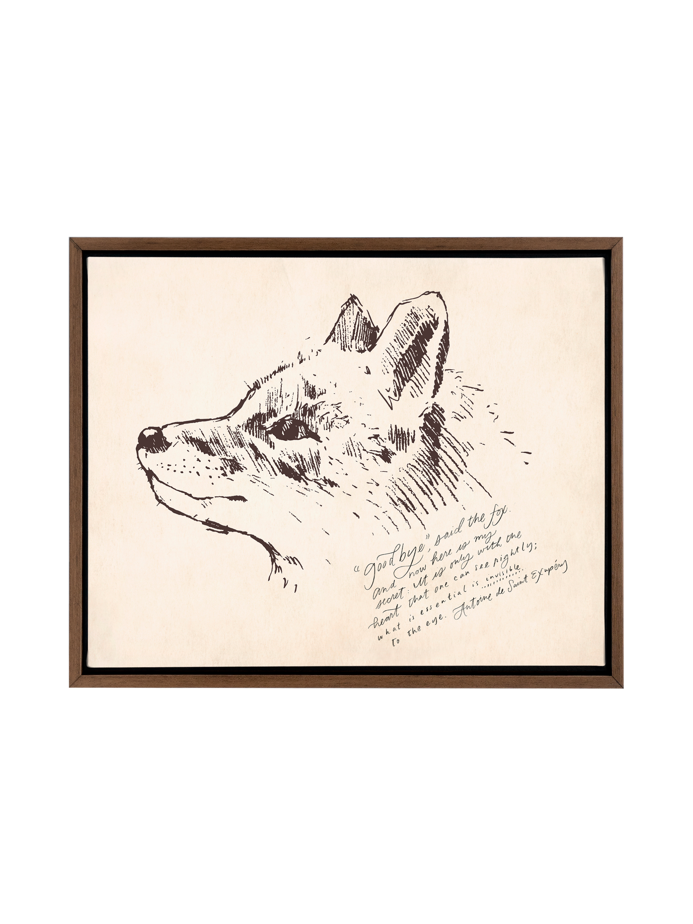 Wisdom from the Fox | Canvas