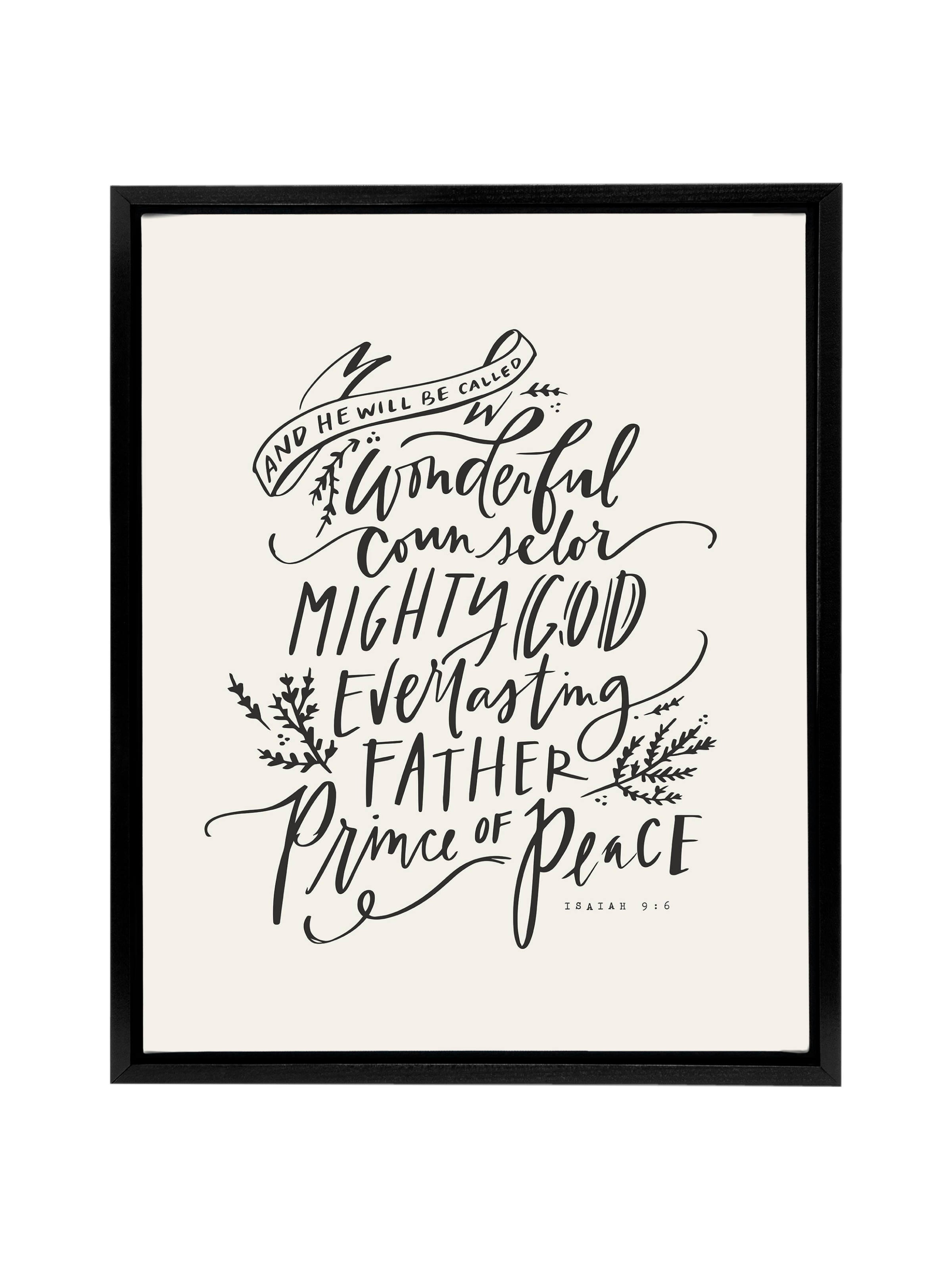 Wonderful Counselor | Alabaster | Canvas