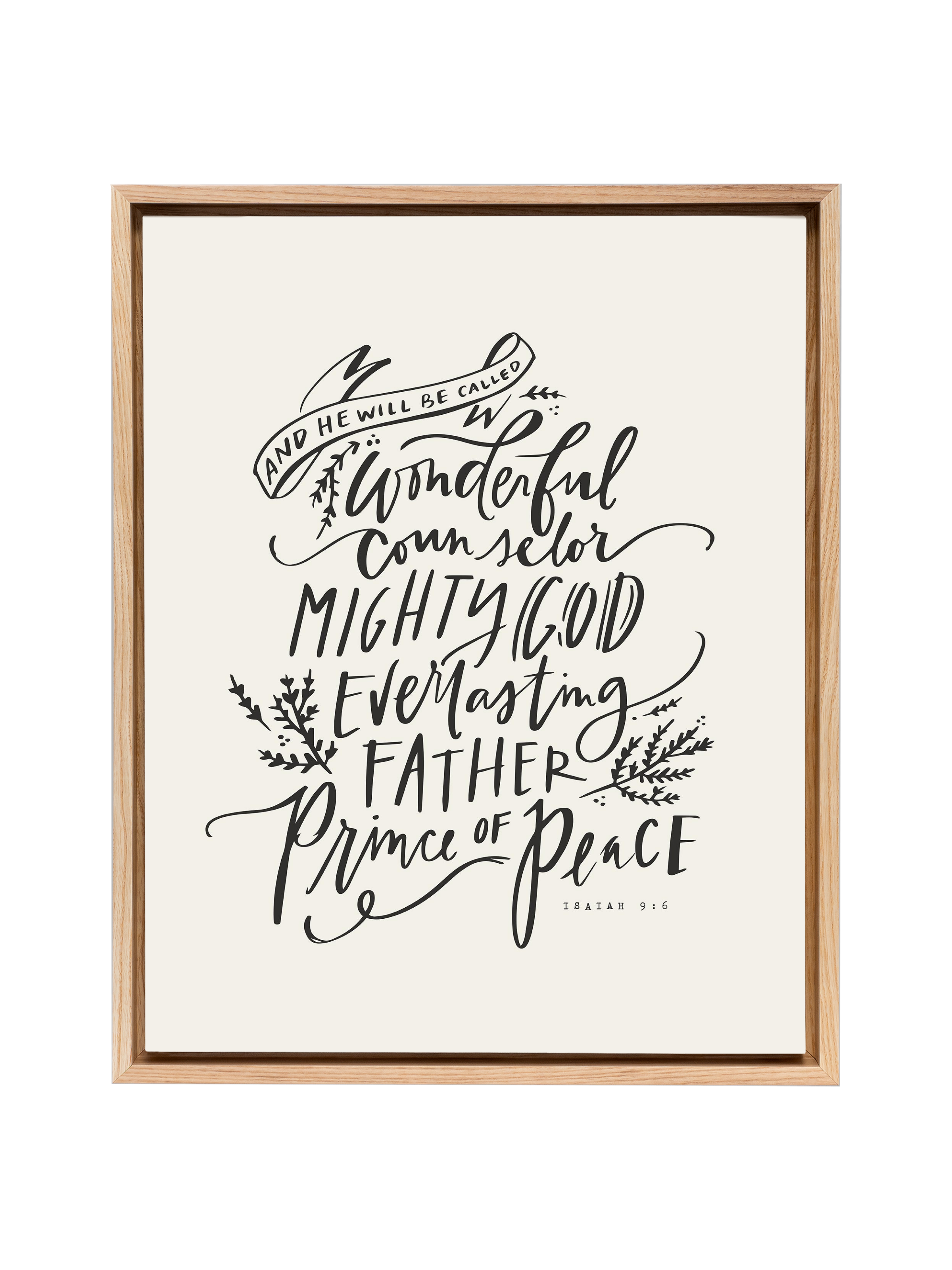 Wonderful Counselor | Alabaster | Canvas