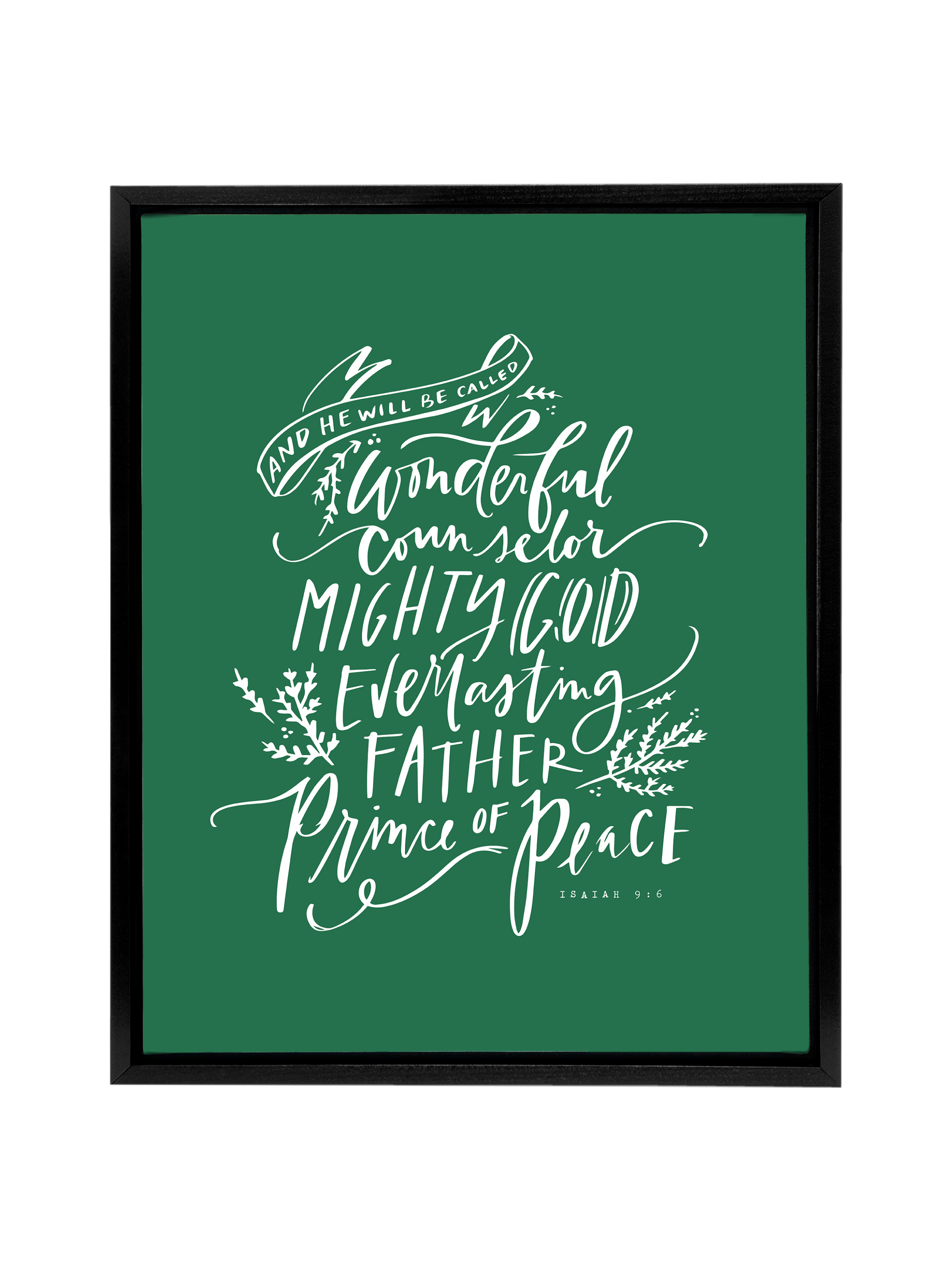 Wonderful Counselor | Kelly Green | Canvas