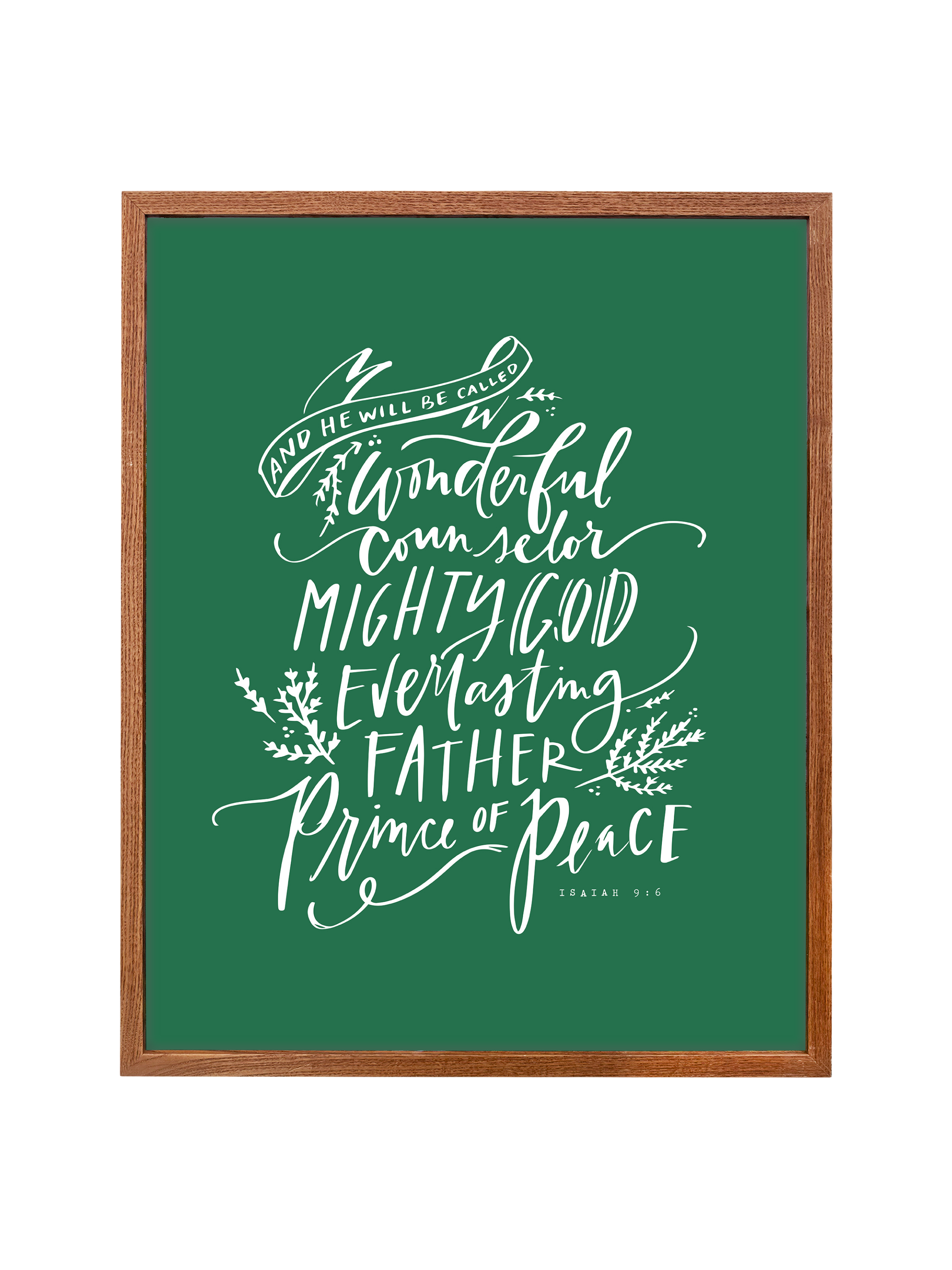 Wonderful Counselor | Kelly Green | Canvas