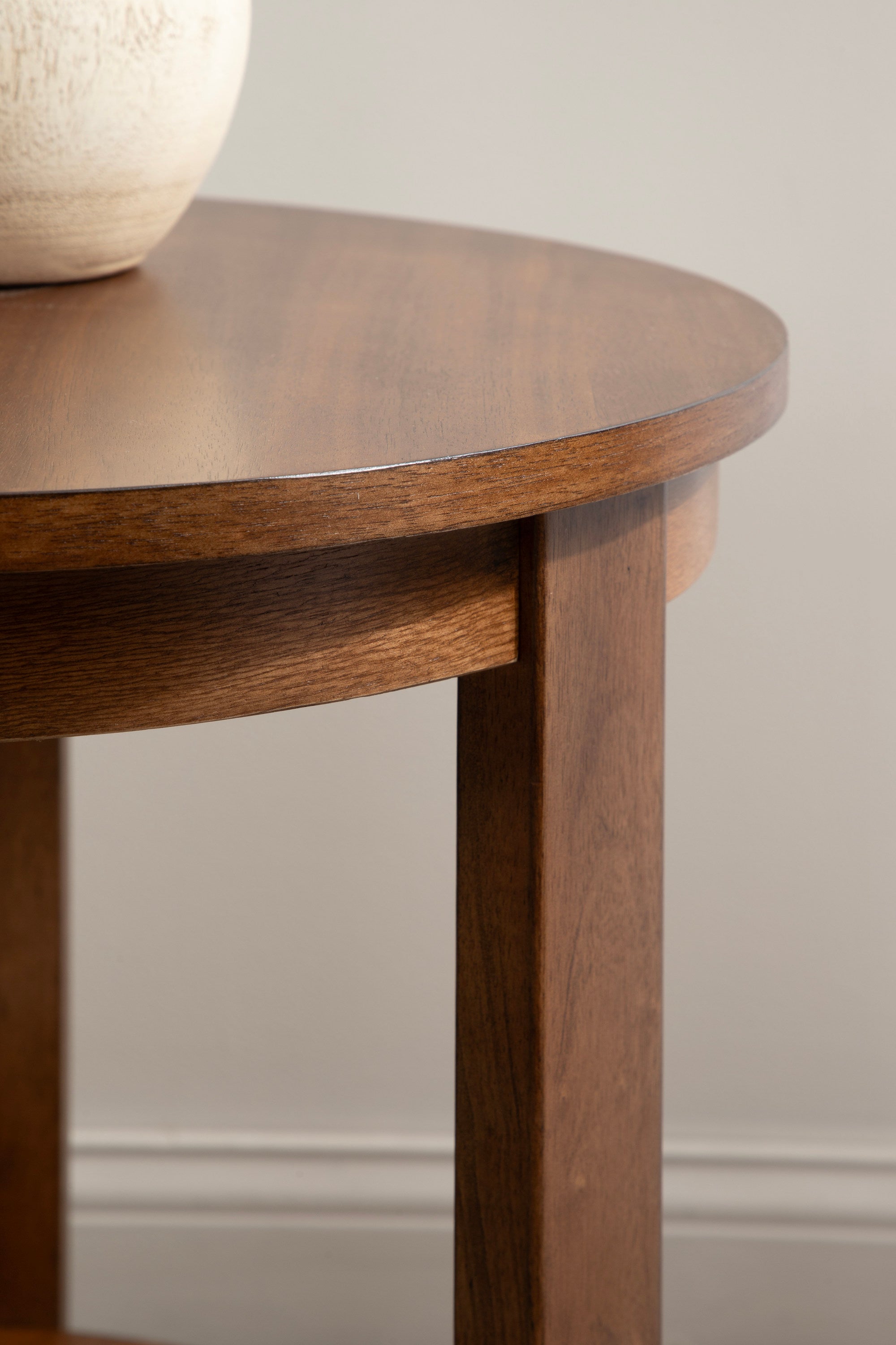 Foxford Round Wood Side Table