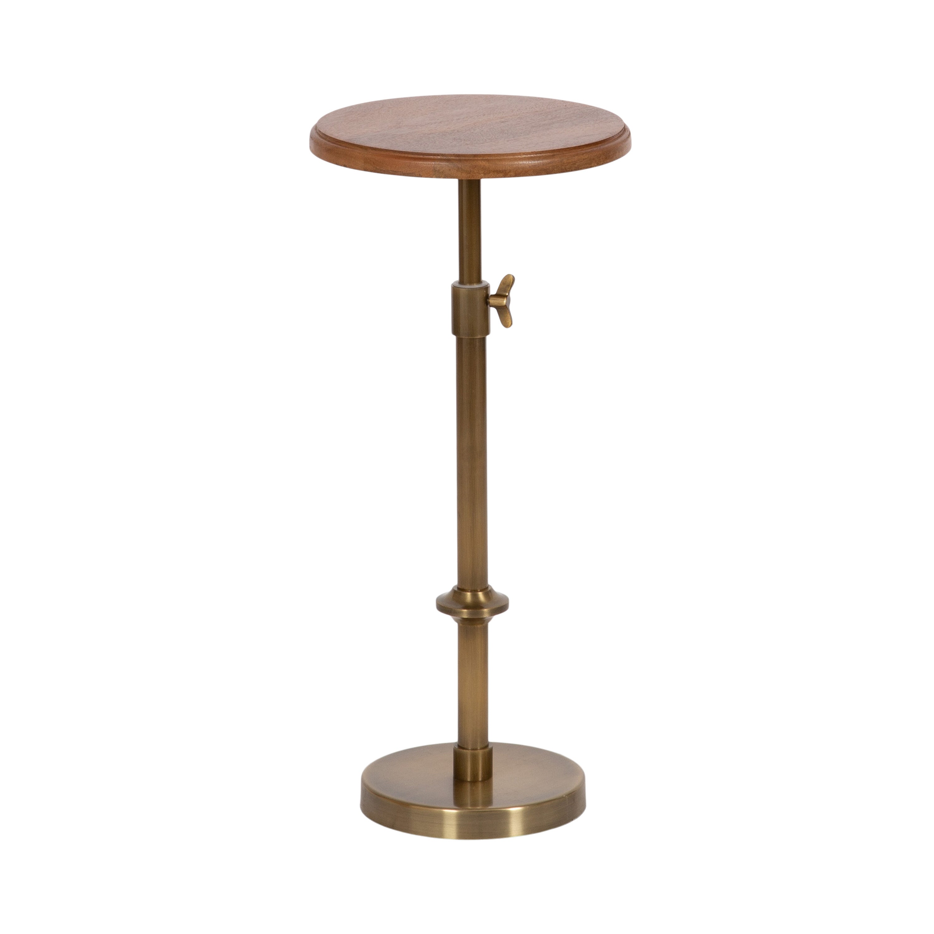 Engles Adjustable Wood Table and Plant Stand