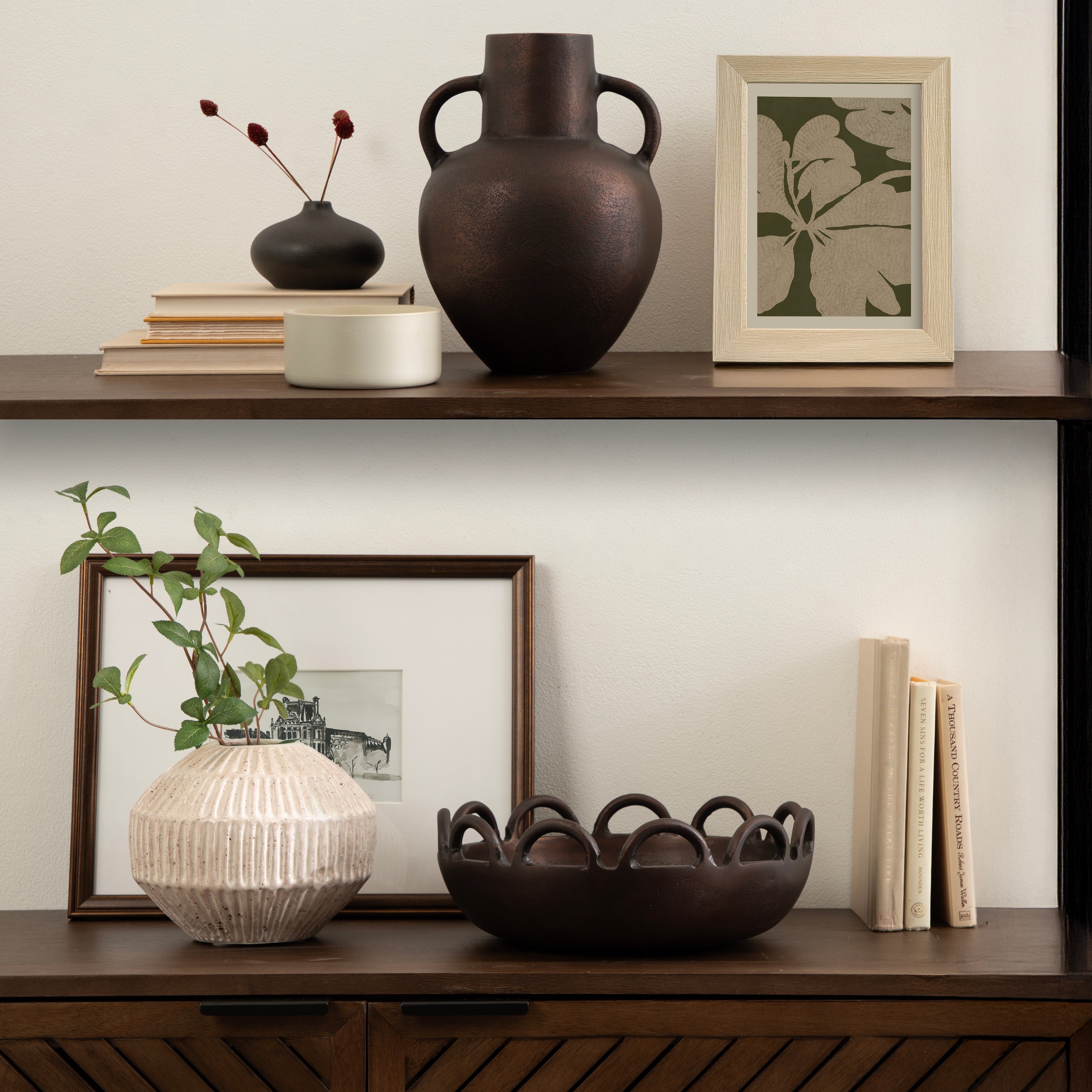 Lusila Metal Loop Serving Bowl